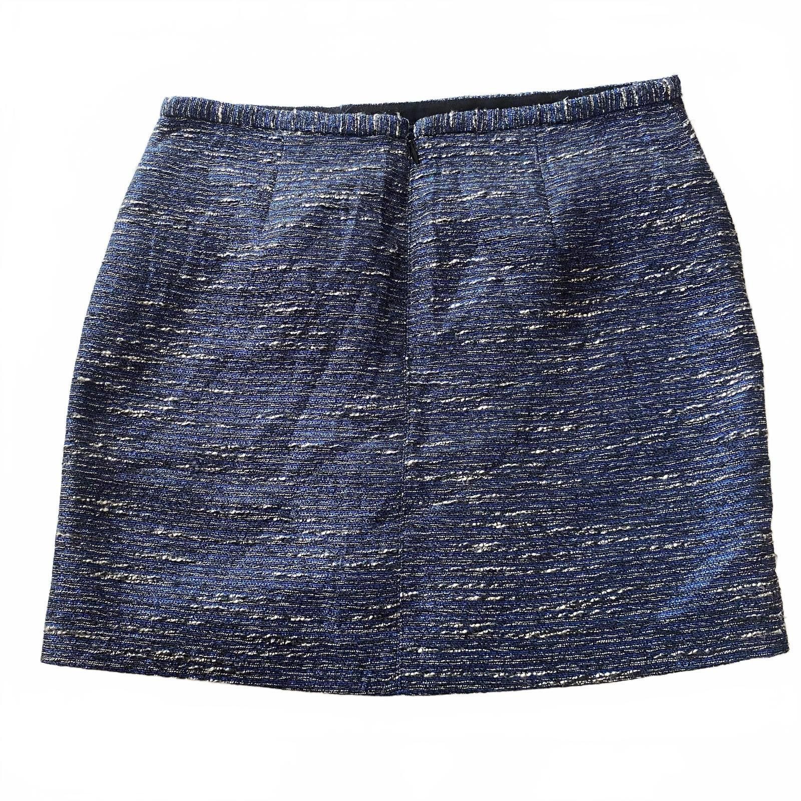 Madewell Madewell blue mini skirt S Size 28" / US 6 / IT 42 - 2 Thumbnail