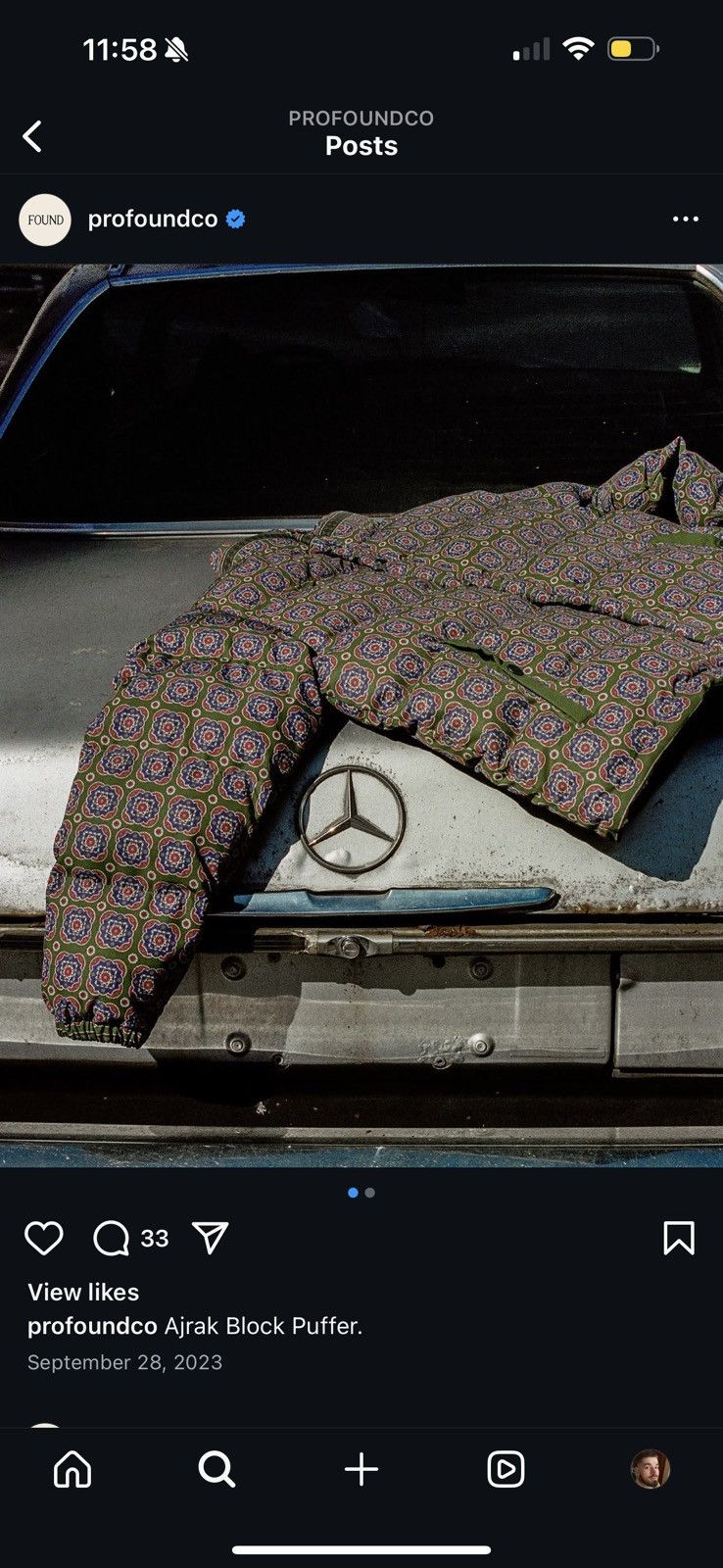 Profound Aesthetic 1 OF 1 SAMPLE PUFFER PROFOUND CLOTHING Size US L / EU 52-54 / 3 - 6 Thumbnail