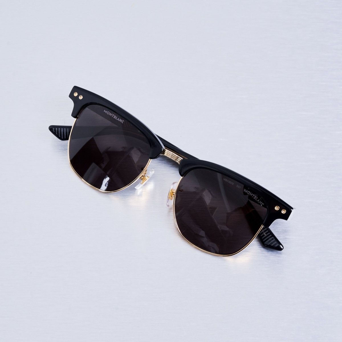Montblanc MONTBLANC MB0382S 001 SUNGLASSES Size ONE SIZE - 6 Thumbnail