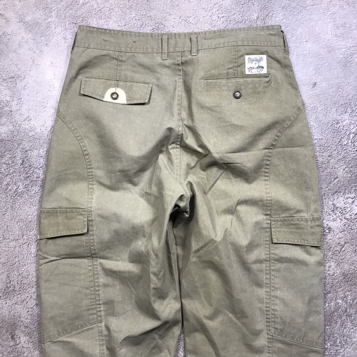Vintage Vintage Y2K Baggy Cargo Pants Distressed Streetwear Khaki 36 Size US 36 / EU 52 - 7 Thumbnail
