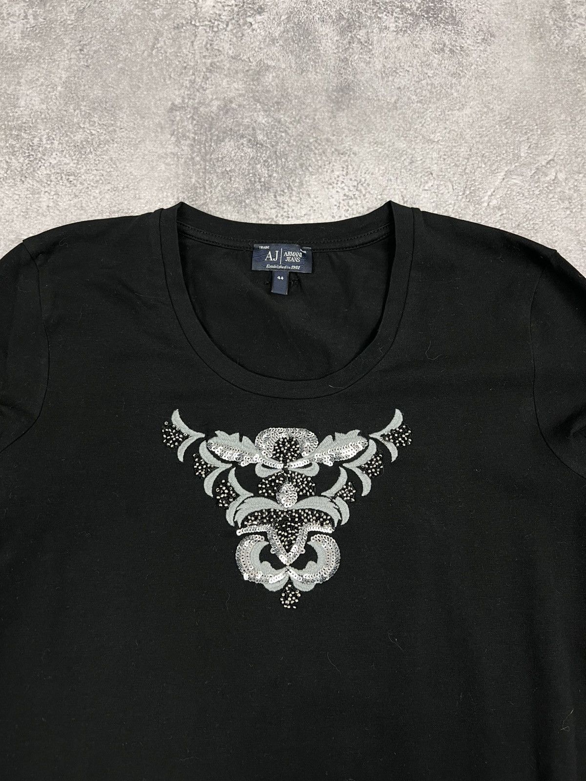 Armani Armani Jeans Black Longsleeve Womens Size S / US 4 / IT 40 - 2 Thumbnail
