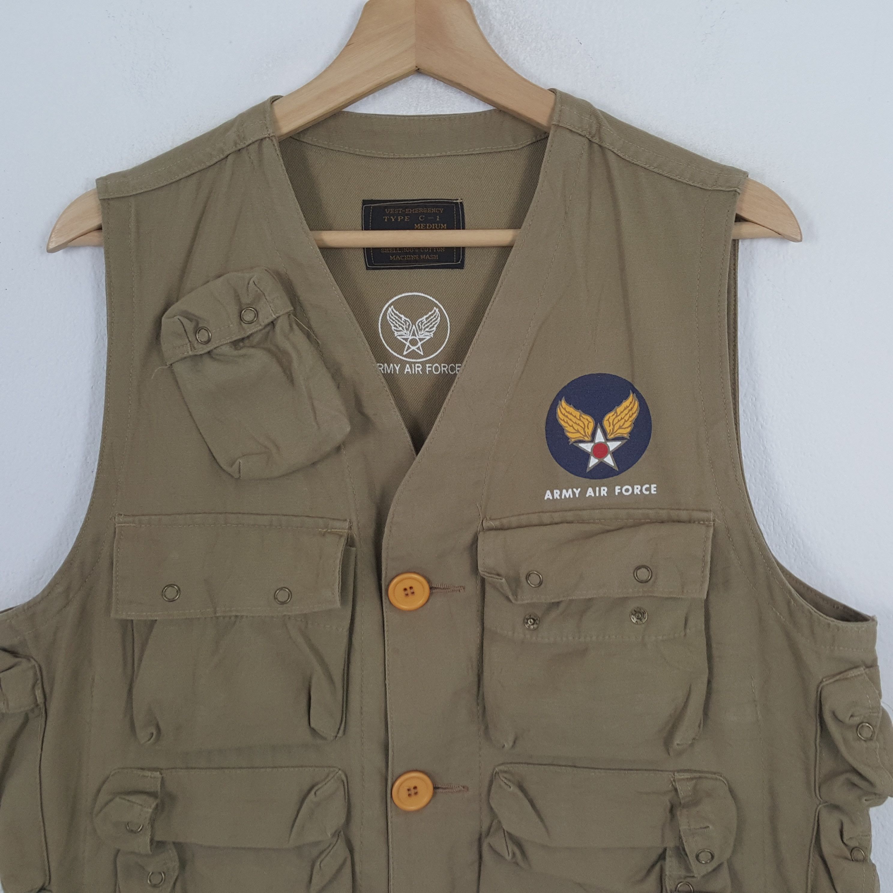 Vintage Vintage ARMY AIR FORCE American Military Vest Size US M / EU 48-50 / 2 - 2 Thumbnail