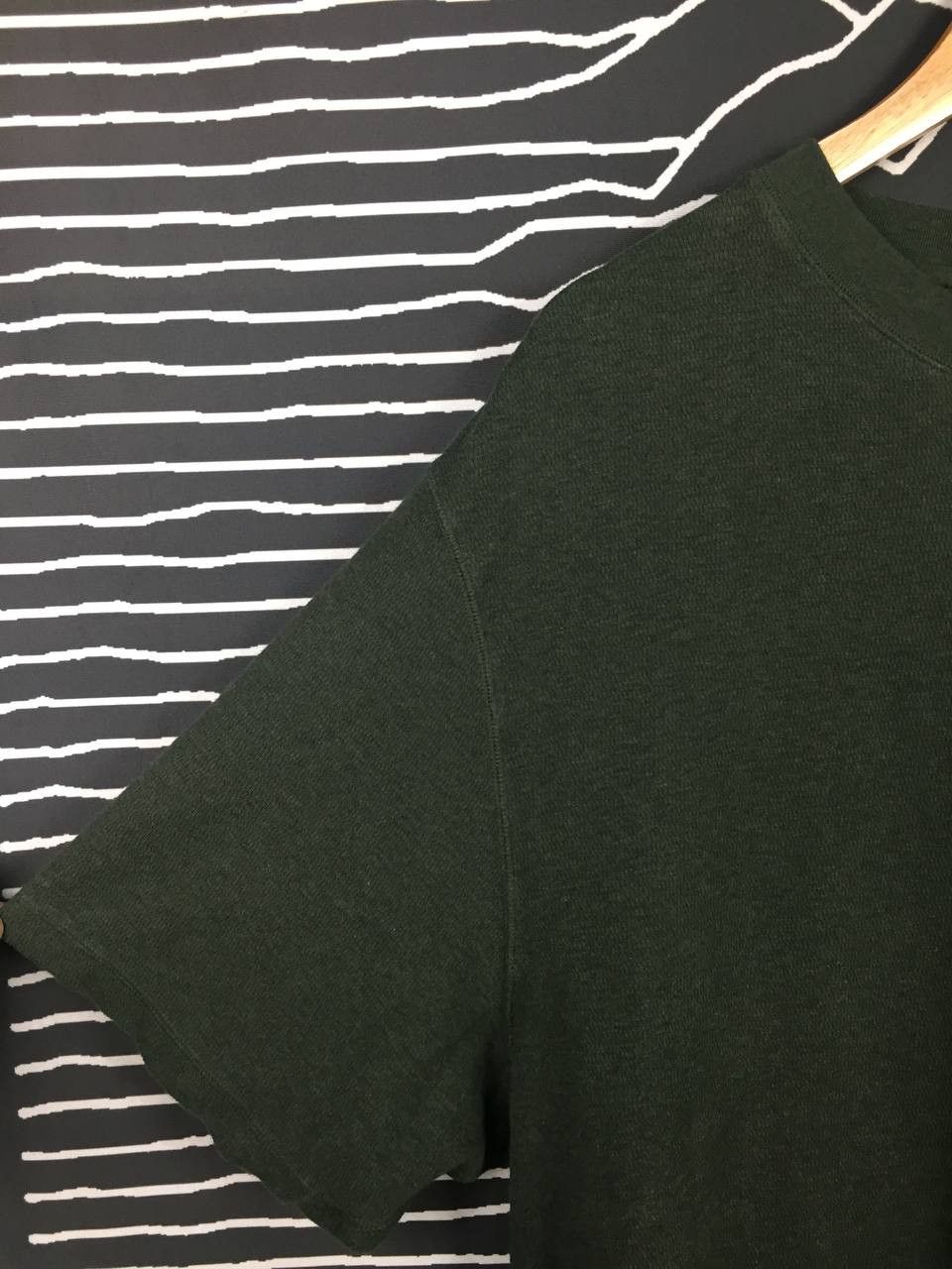 Japanese Brand × Uniqlo Uniqlo Dry Waffle Oversized Henley Neck Tee Size US XXL / EU 58 / 5 - 4 Thumbnail