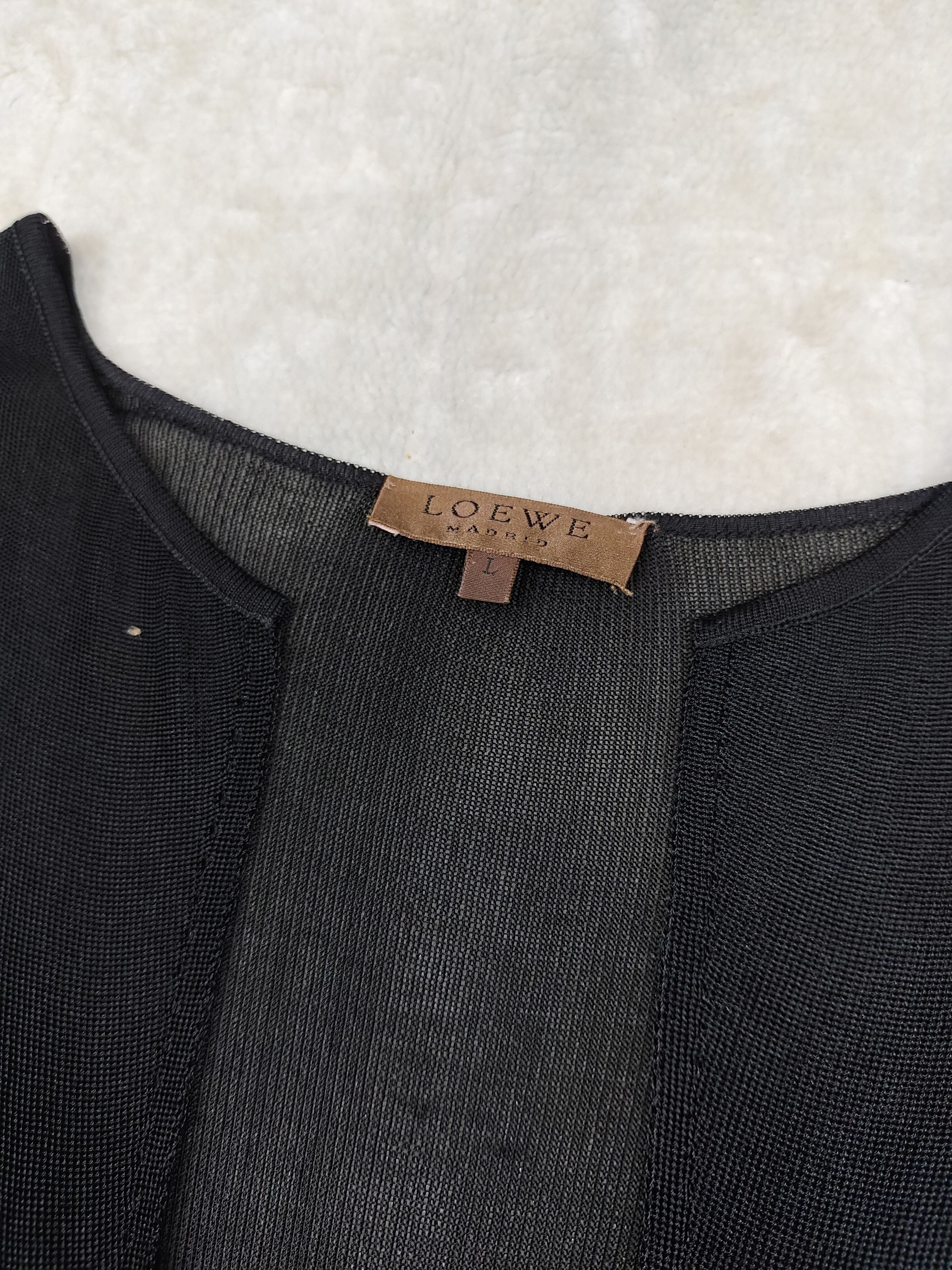 Loewe 💥 Vtg Loewe Madrid Rayon Sleeveless Blouses Size L / US 10 / IT 46 - 9 Thumbnail