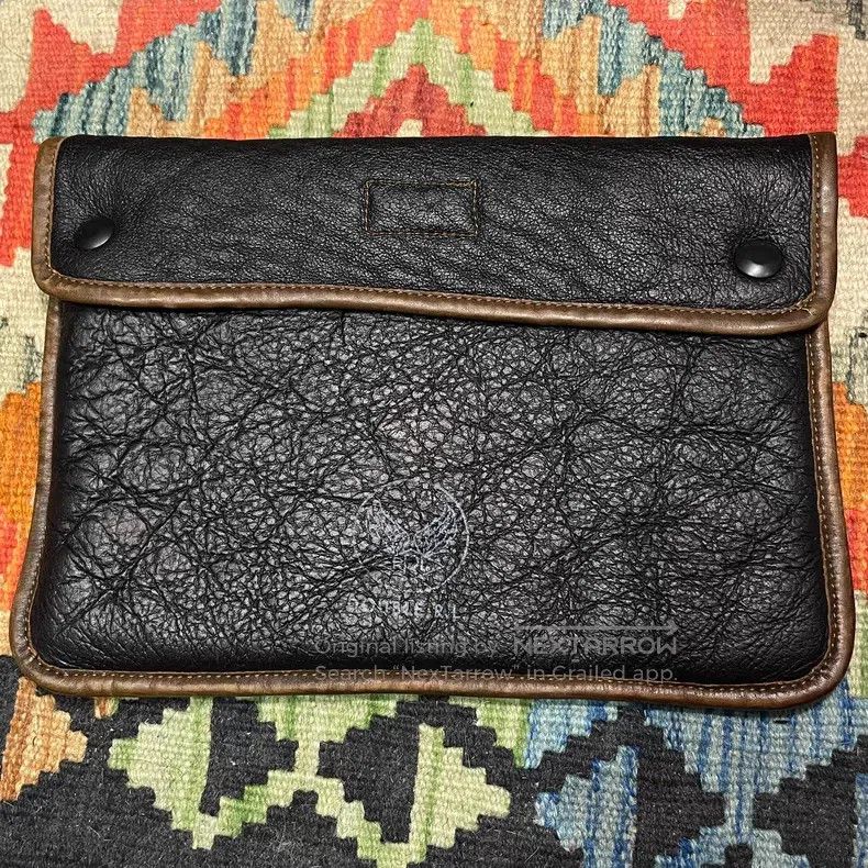 RRL Ralph Lauren RRL Ralph Lauren Leather and fur integrated clutch Size ONE SIZE - 2 Thumbnail