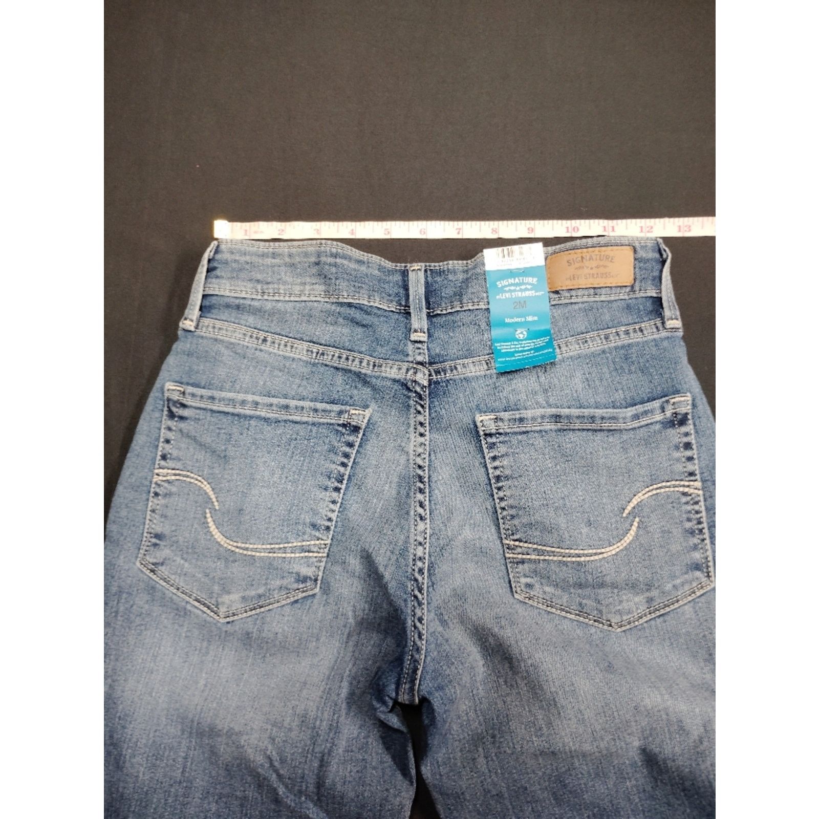 Levi's Signature by Levi Strauss Light Wash Skinny Jeans Size 26" / US 2 / IT 38 - 7 Thumbnail
