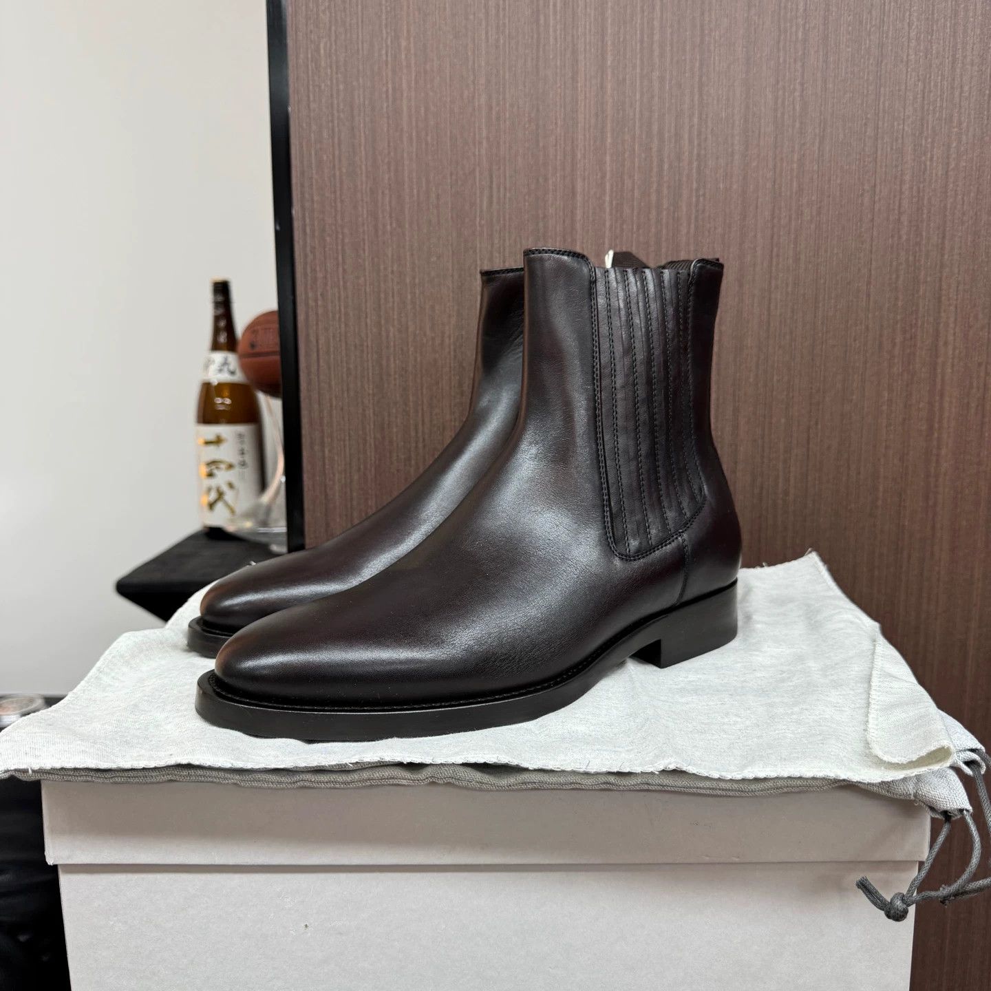 Brunello Cucinelli BRUNELLO CUCNELLI Calfskin Chelsea Boots 43 Size US 10 / EU 43 - 2 Thumbnail