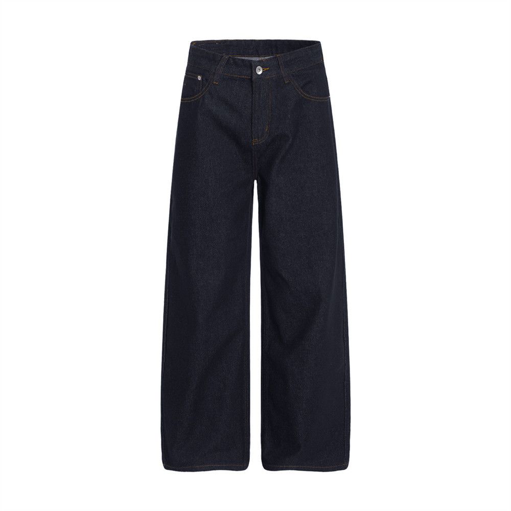 Jean Men's Loose Casual High-Street Straight-Leg Jeans Size US 32 / EU 48 - 1 Thumbnail