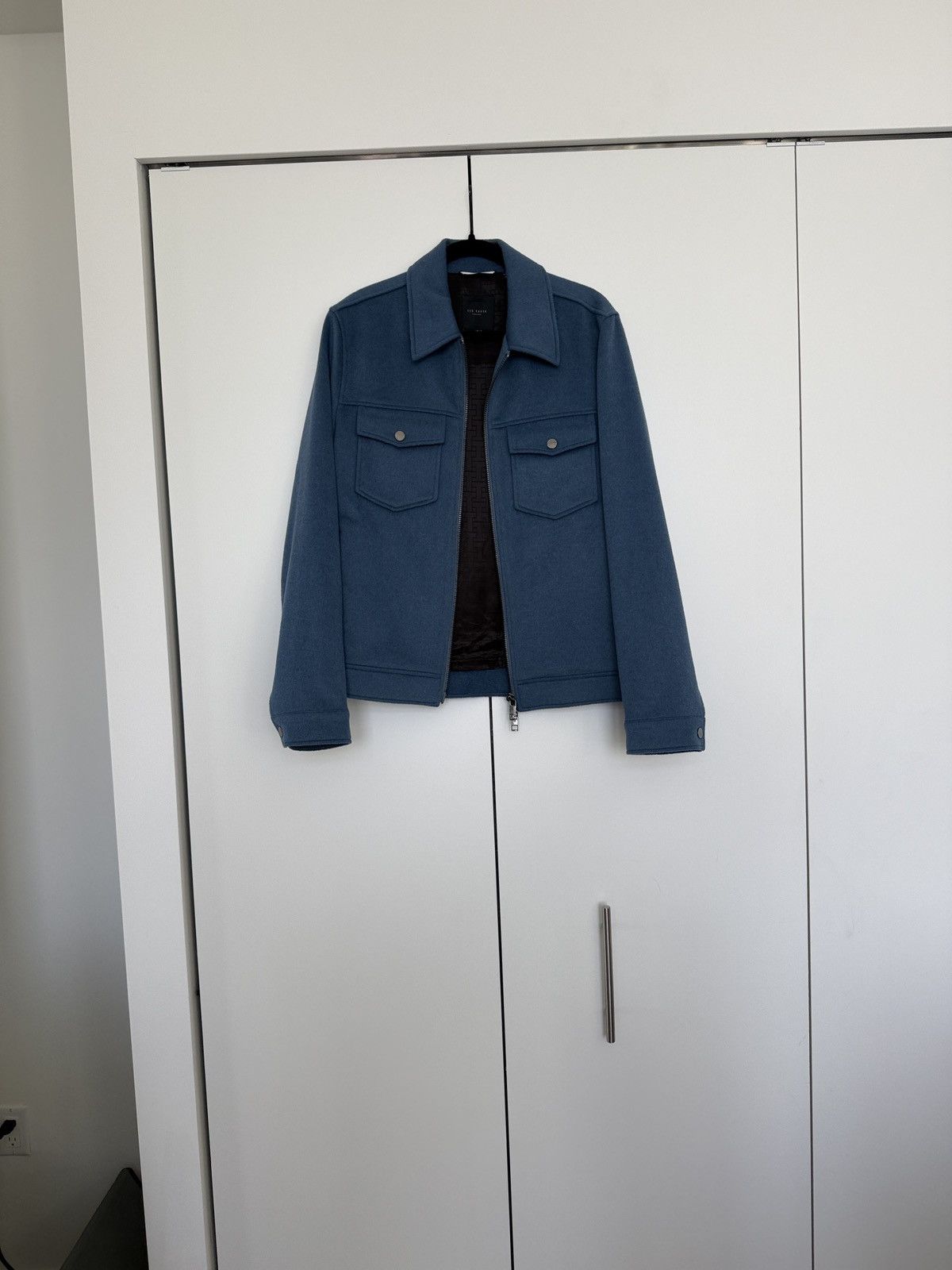 Ted Baker Ted Baker Blue Bomber Jacket Size US S / EU 44-46 / 1 - 1 Thumbnail