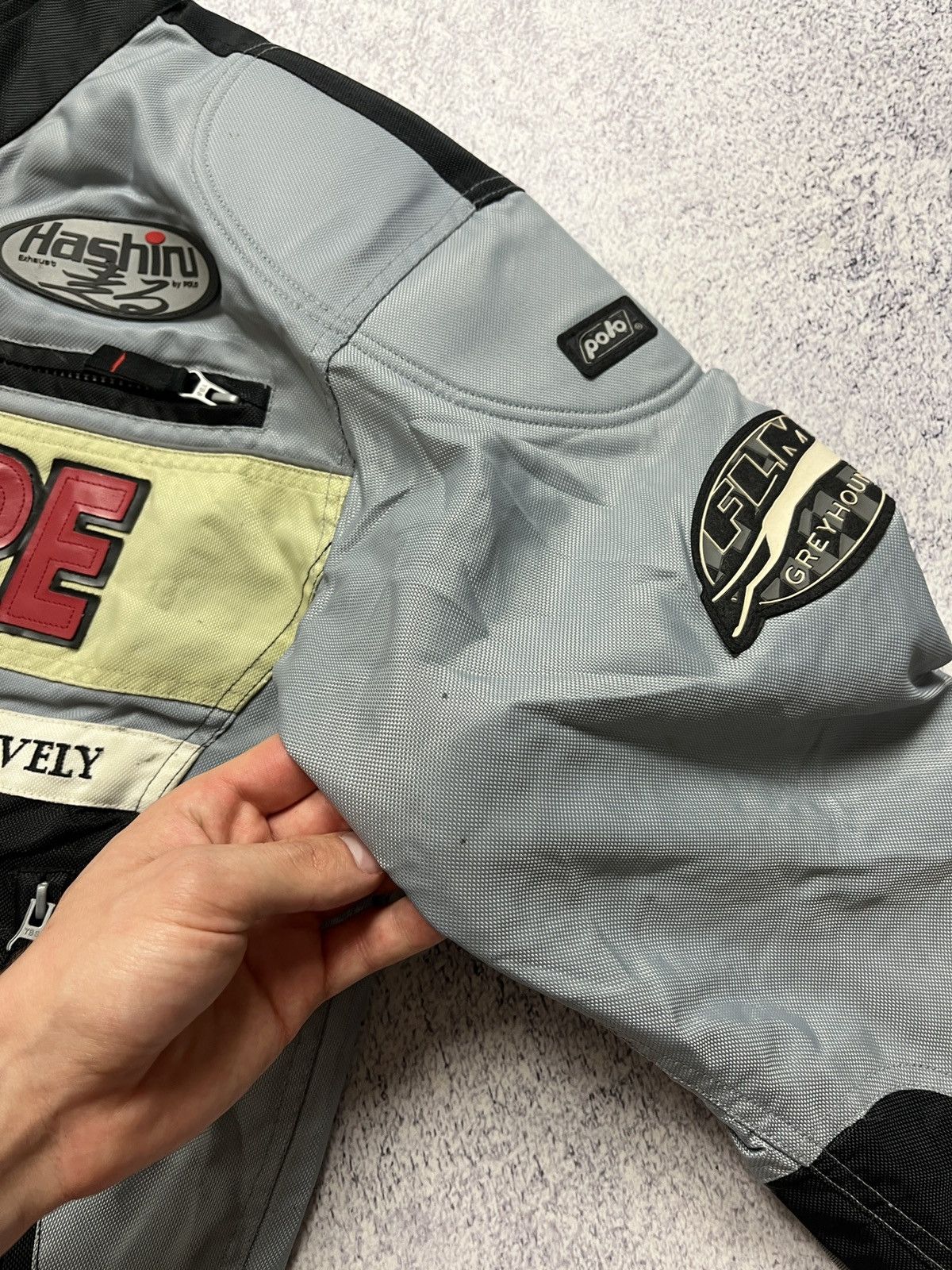 Vintage Vintage Hell Fire High Power Racing Jacket Moto Big Logo Size US S / EU 44-46 / 1 - 10 Thumbnail