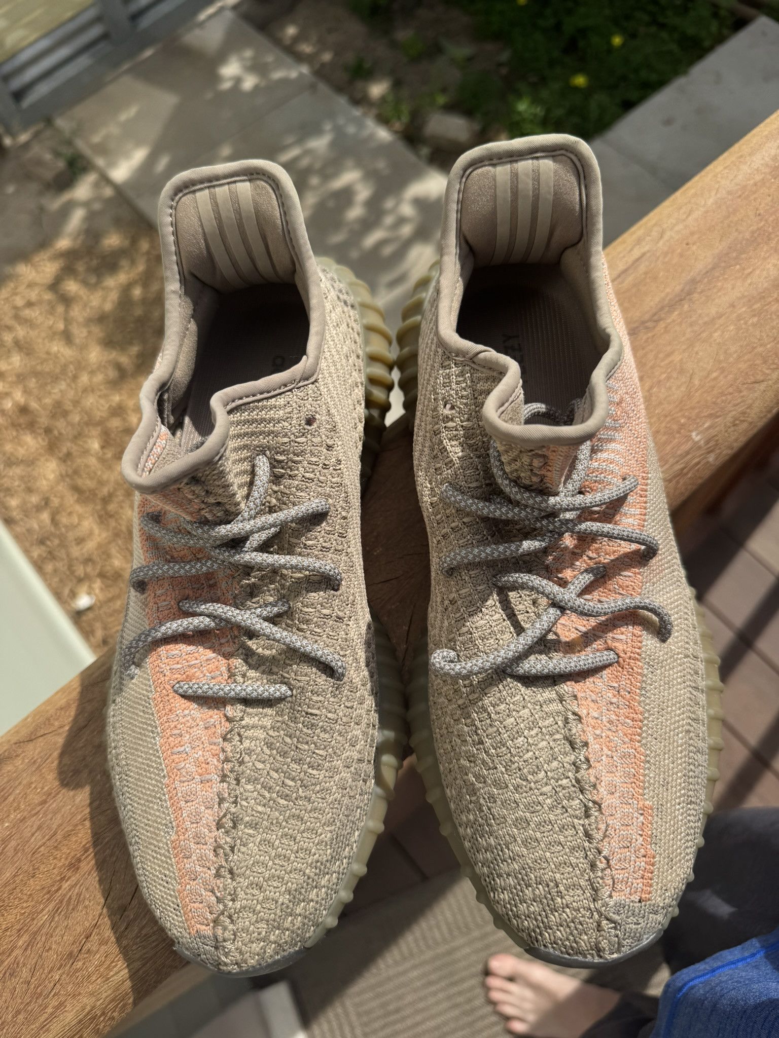 Adidas × Kanye West Adidas Yeezy Boost 350 V2 Sand Taupe Size US 9.5 / EU 42-43 - 3 Thumbnail