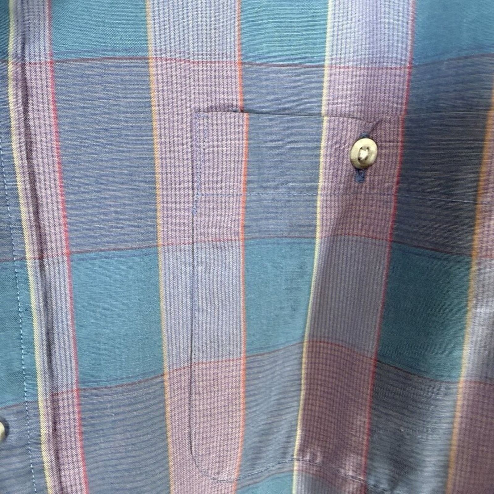 Vintage Vintage PARKSHIRE Men's Button Down Summer Plaid GORP Dad Size US L / EU 52-54 / 3 - 9 Thumbnail