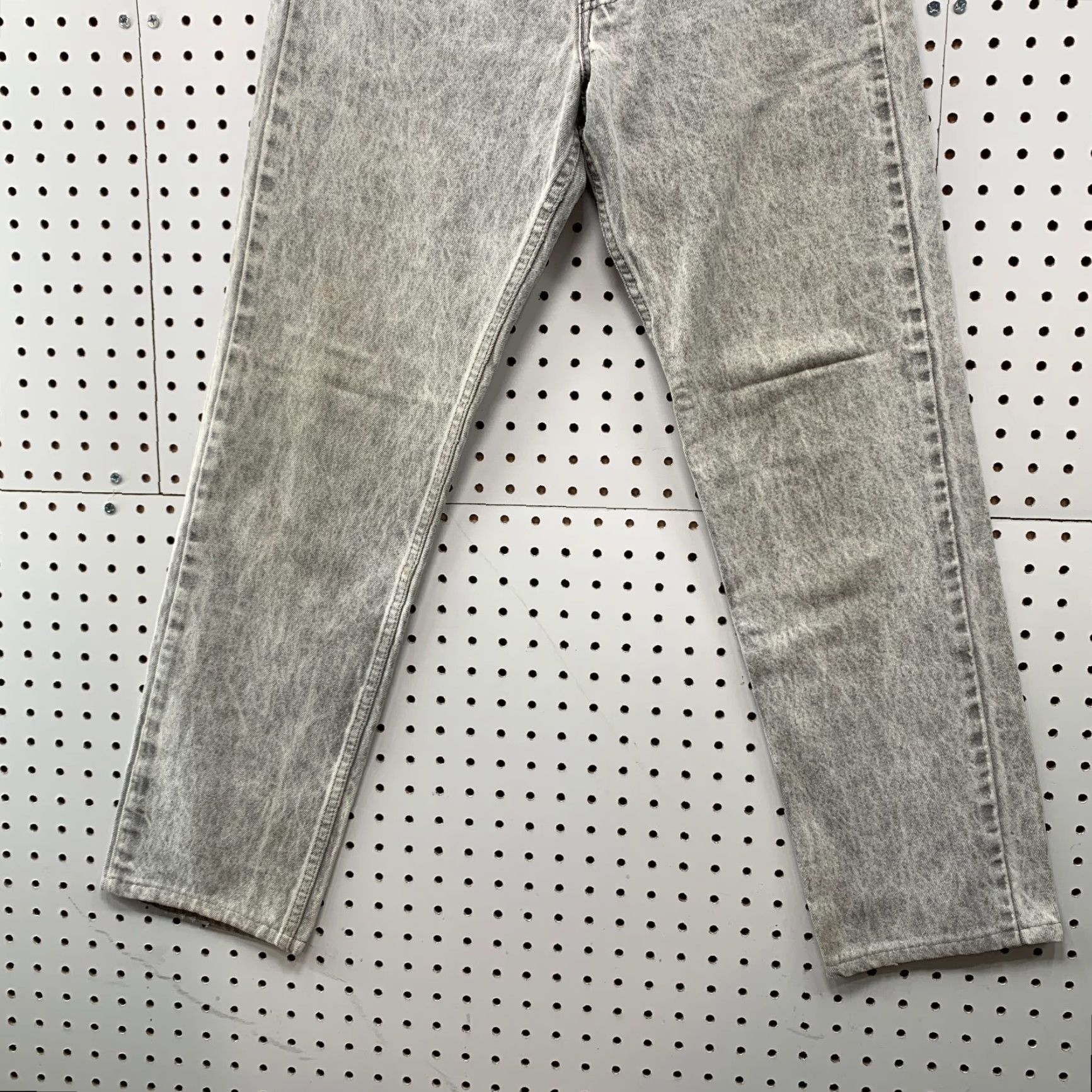 Levi's VINTAGE Levi's 506 Jeans Denim Mens 28x28 Gray Acid Wash Made USA Straight 90s Mens jeans Size US 28 / EU 44 - 4 Thumbnail