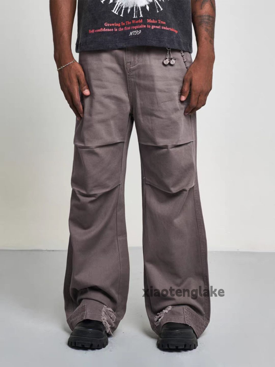 Designer × Japanese Brand × Vintage utility washed faded skate hiphop damaged pants Size US 32 / EU 48 - 2 Thumbnail