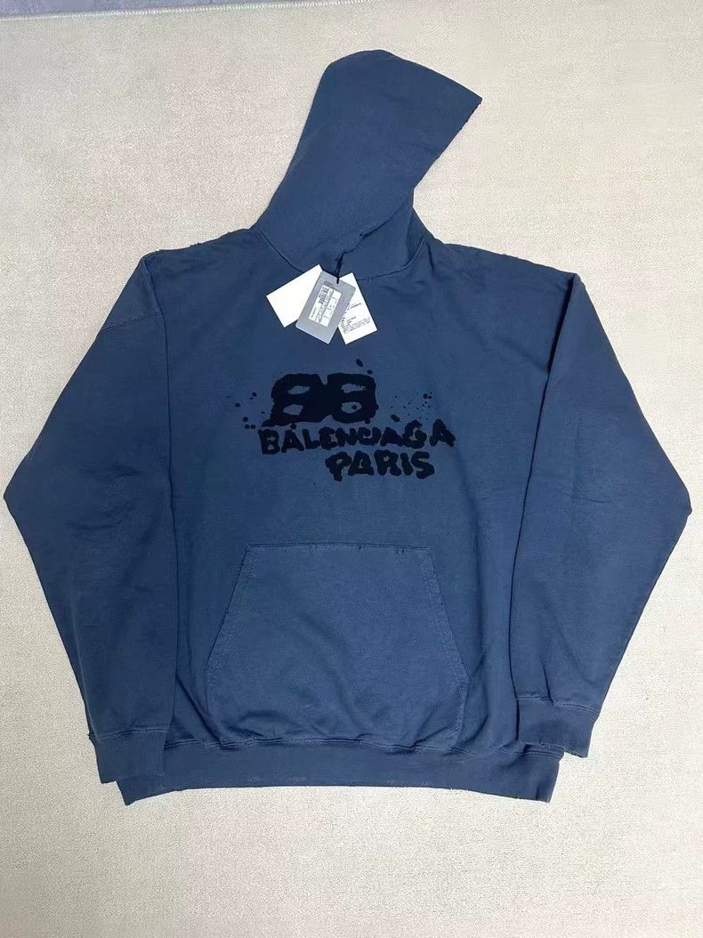 Balenciaga Balenciaga 23ss Graffiti Splash Ink Double B Print Old Sabo Size US S / EU 44-46 / 1 - 1 Thumbnail