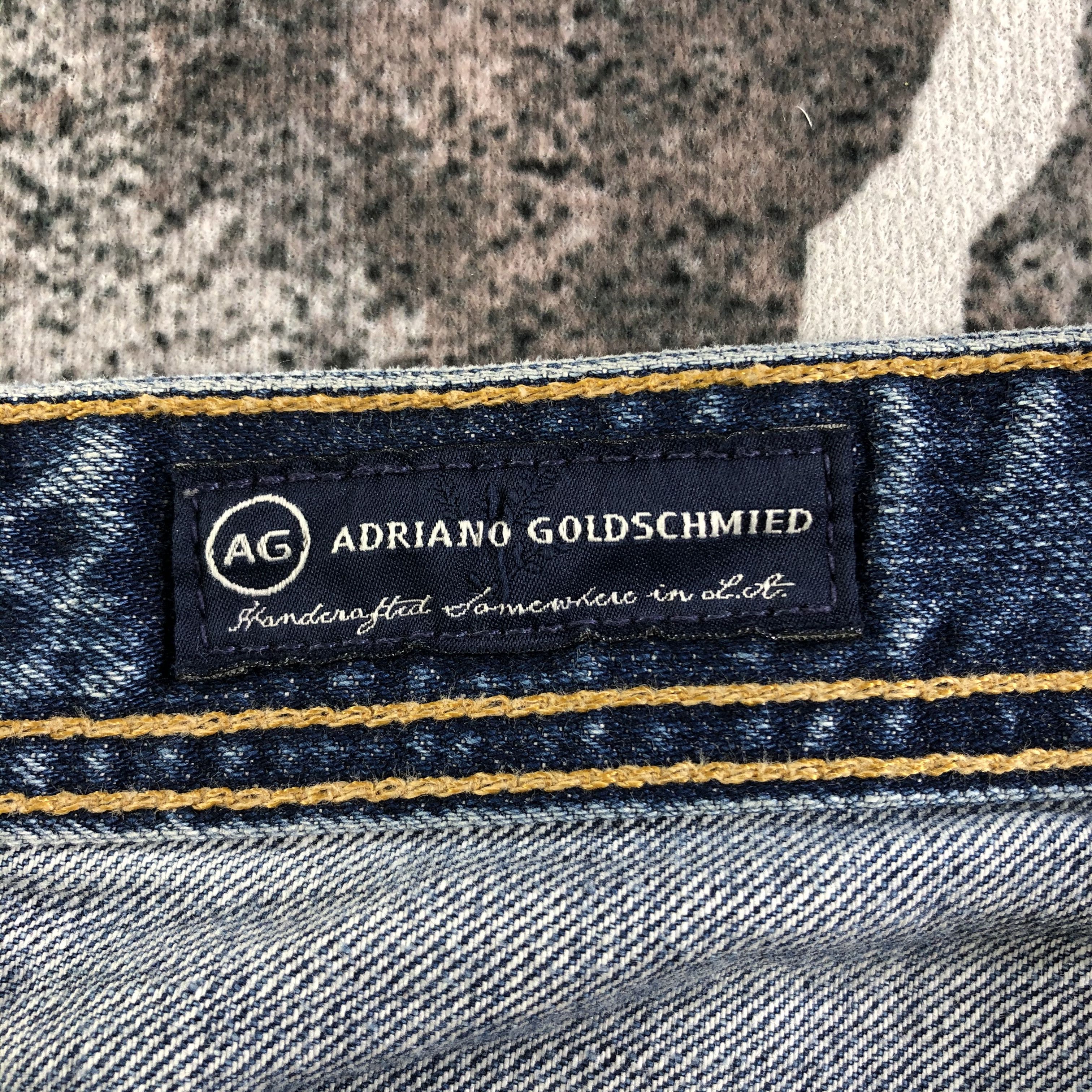 AG Adriano Goldschmied Adriano Goldschmied Jeans Ripped Denim KJ2214 Size US 34 / EU 50 - 10 Thumbnail