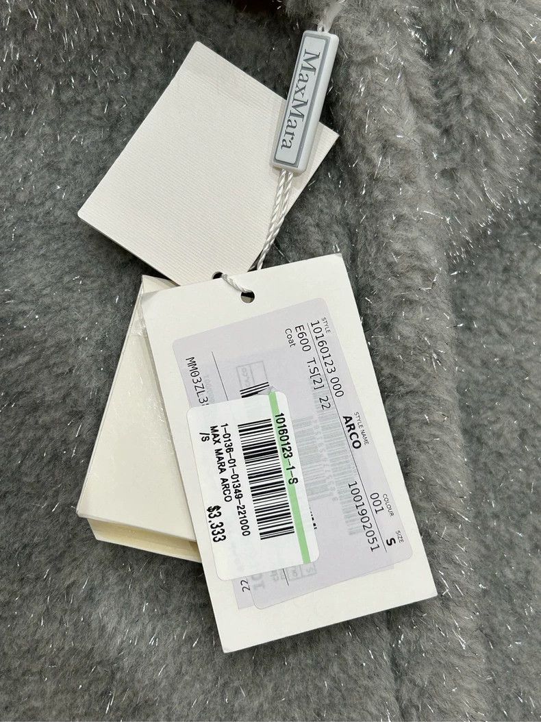 Max Mara Max Mara Teddy Coat Grey Size S / US 4 / IT 40 - 4 Thumbnail