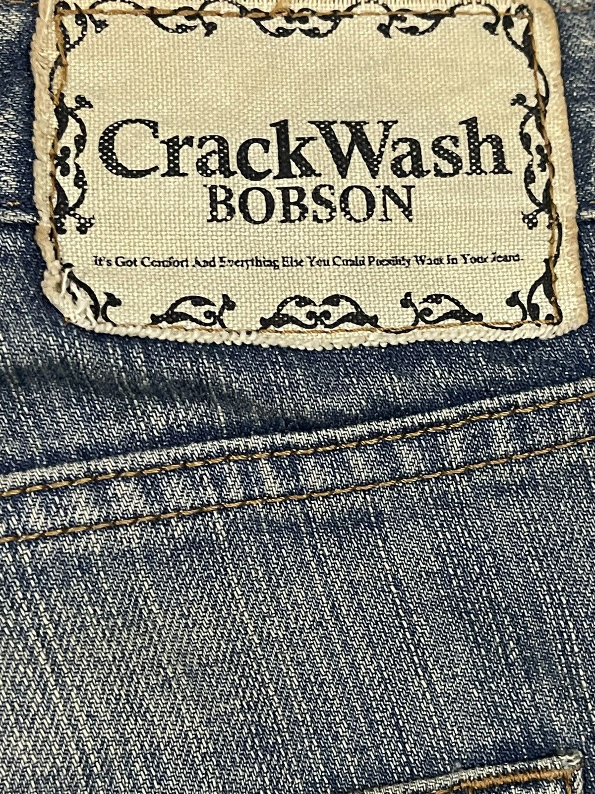 14th Addiction Vintage Japanese Brand Blue Faded Wash Style Bootcut Jeans Size US 34 / EU 50 - 7 Thumbnail