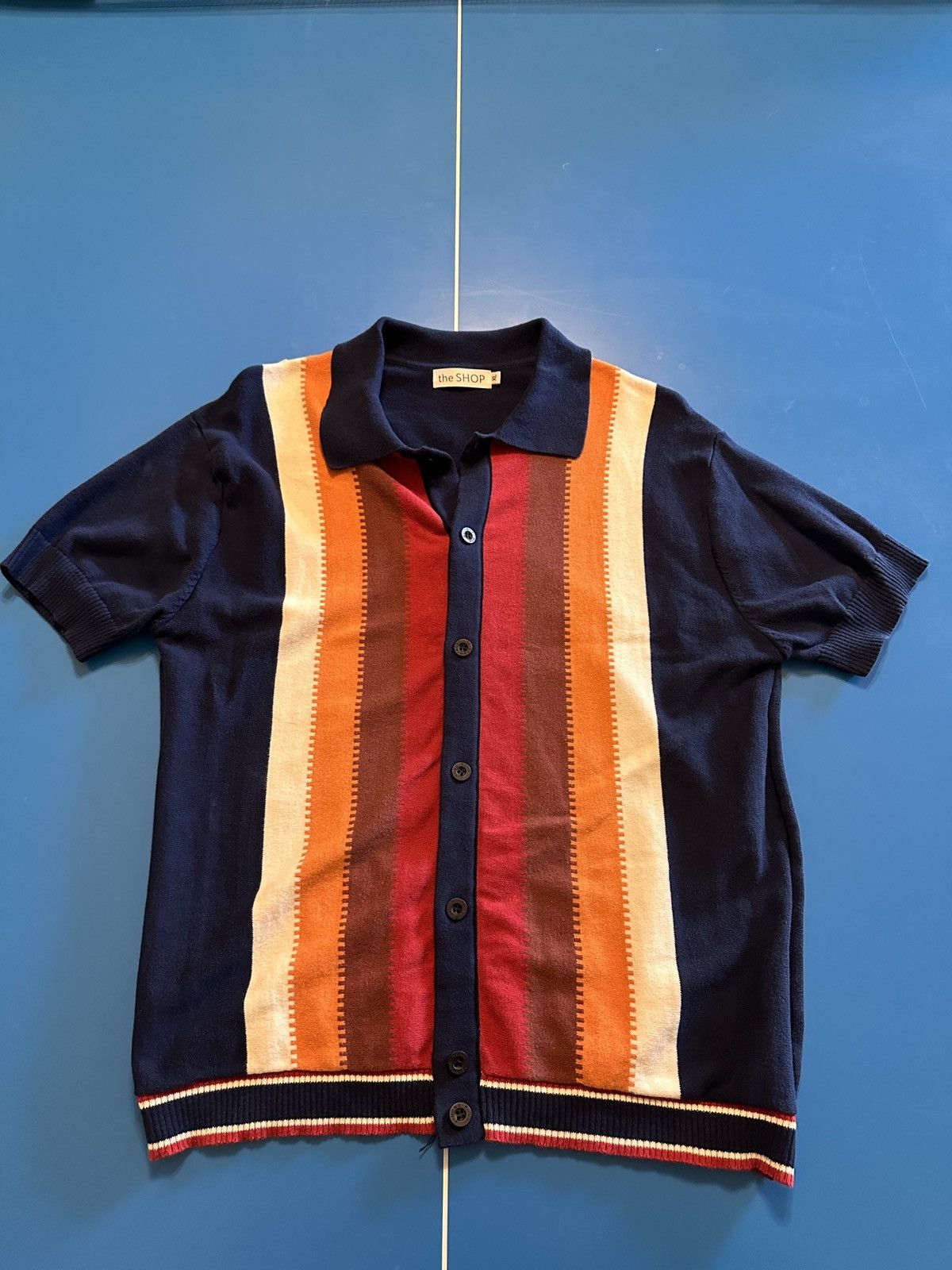 Vintage Vintage Knit Polo Sweater Size US XL / EU 56 / 4 - 1 Thumbnail