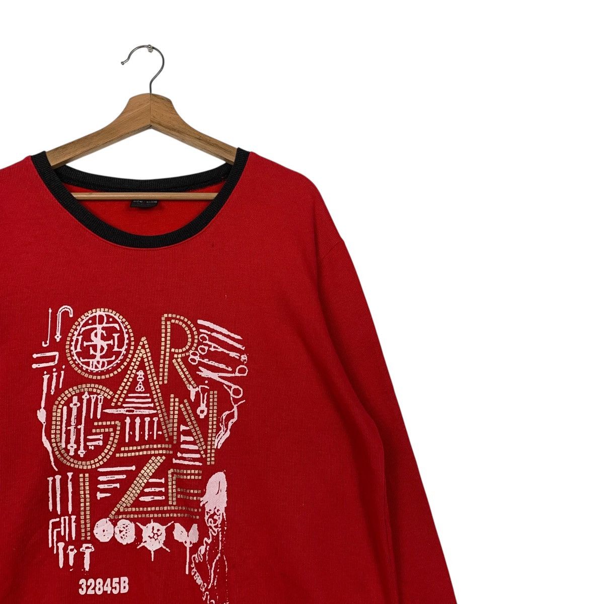 Japanese Brand Japanese Brand Red Crewneck Sweatshirt Size US M / EU 48-50 / 2 - 5 Thumbnail