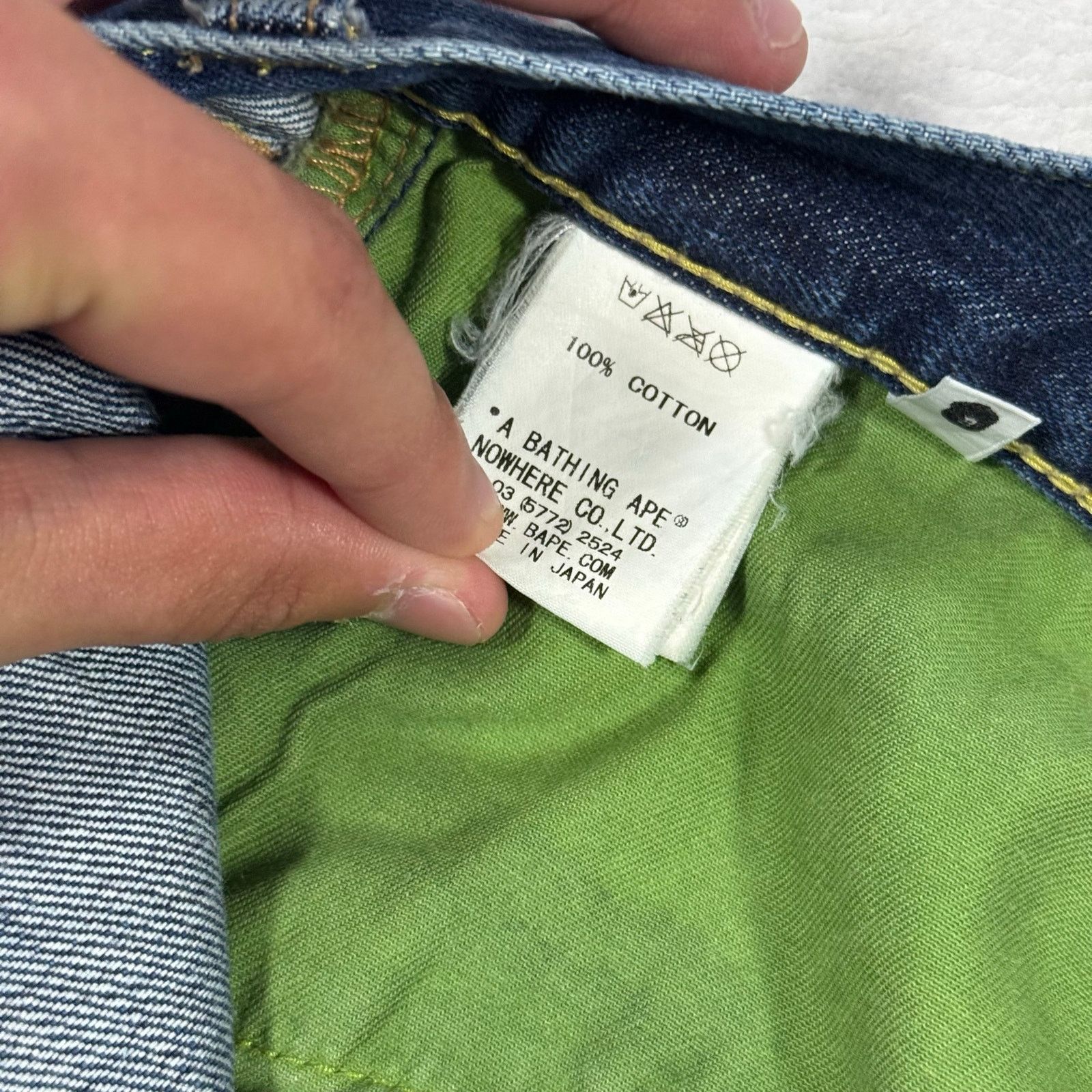 Bape × Nigo Authentic Bape 2000’s Crown Jeans 30 Size US 30 / EU 46 - 6 Thumbnail