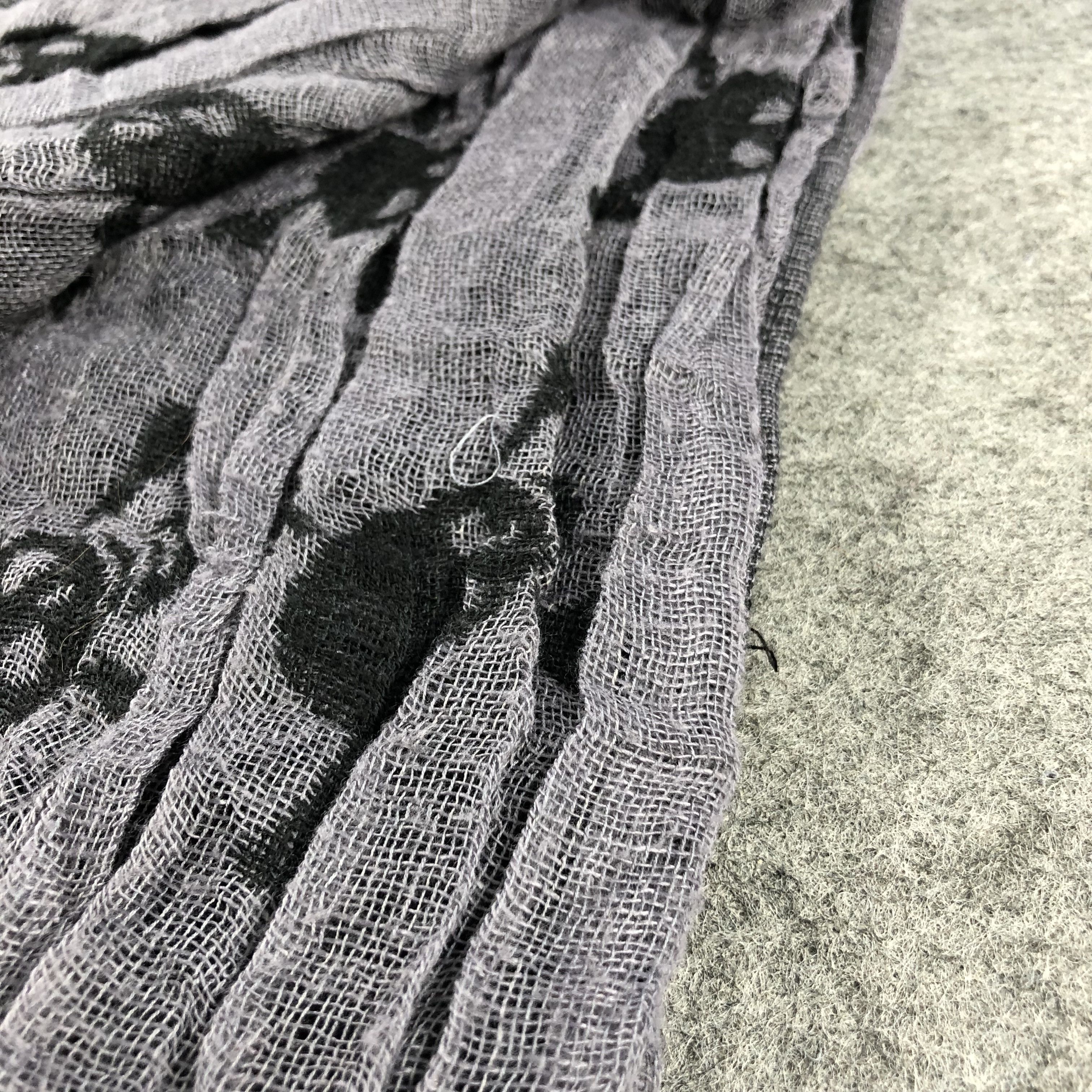 Seditionaries Skull and Bones Wool Scarf Muffler V881 Size ONE SIZE - 5 Thumbnail