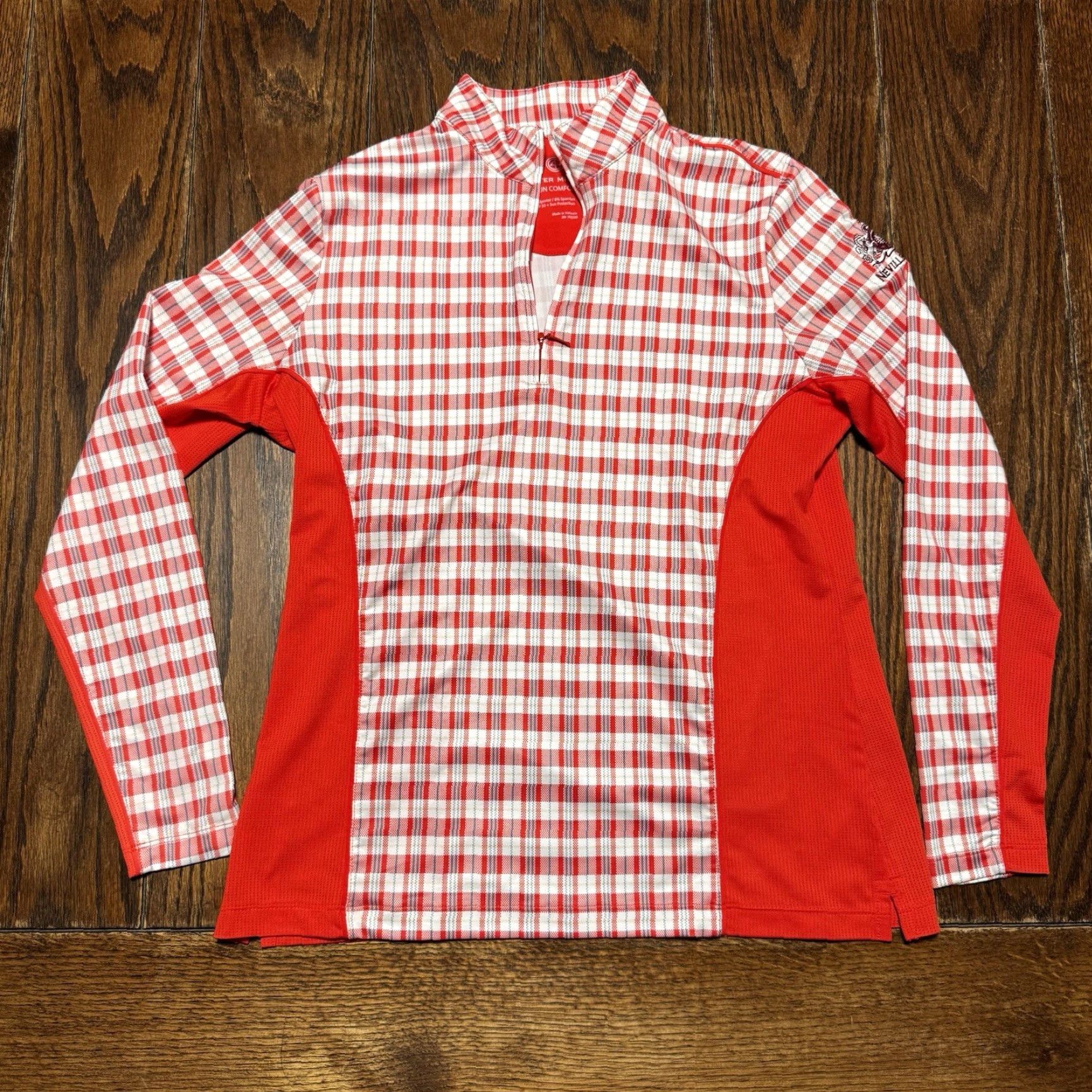 Peter Millar Peter Millar 1/4 Zip Pullover Women’s Medium Plaid Sun Comfort Golf Nevillewood Shirt Size M / US 6-8 / IT 42-44 - 2 Thumbnail