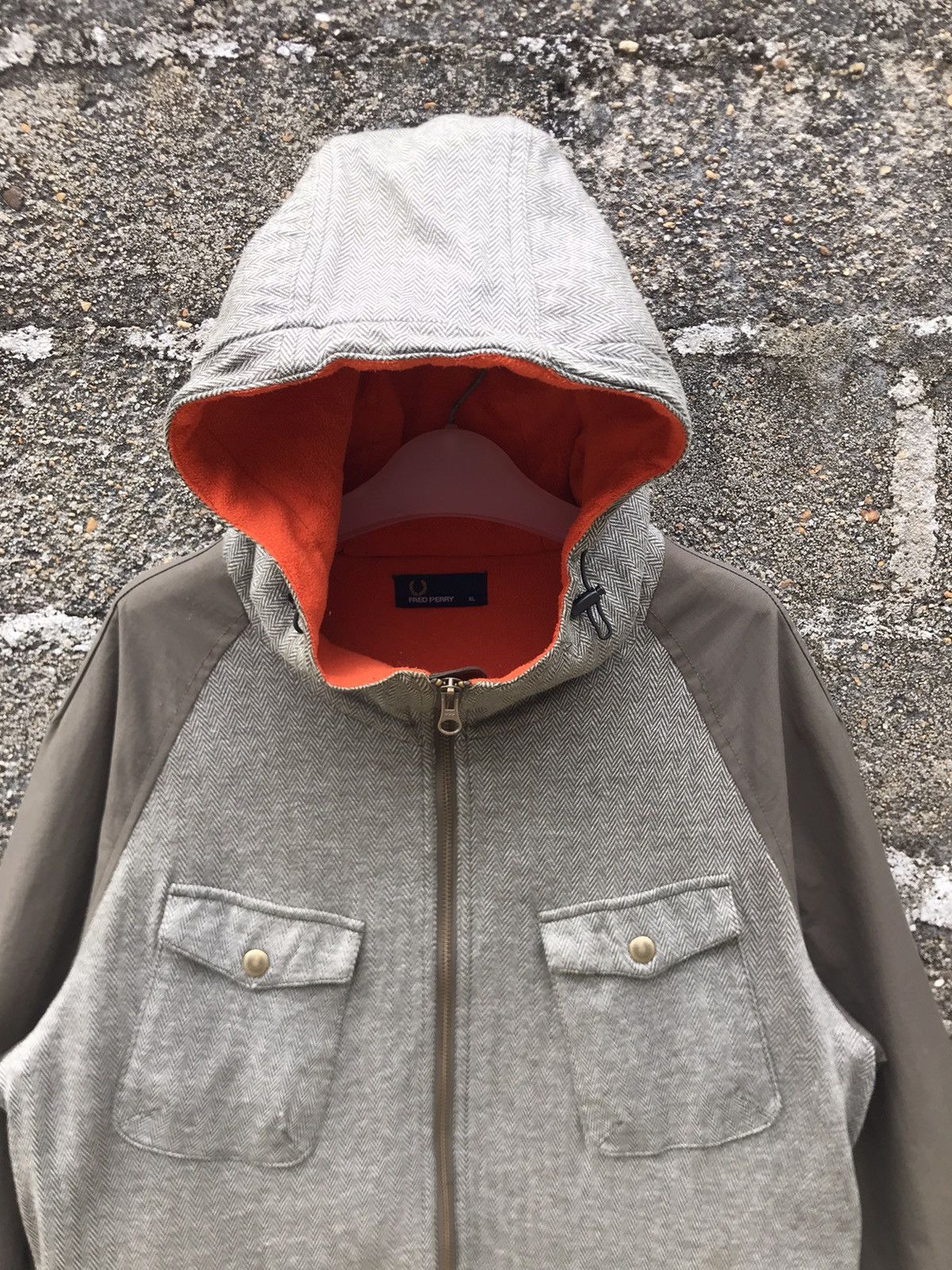 Fred Perry 🌟Fred Perry Hooded Multi Pocket Zipper Jacket Size US XL / EU 56 / 4 - 5 Thumbnail