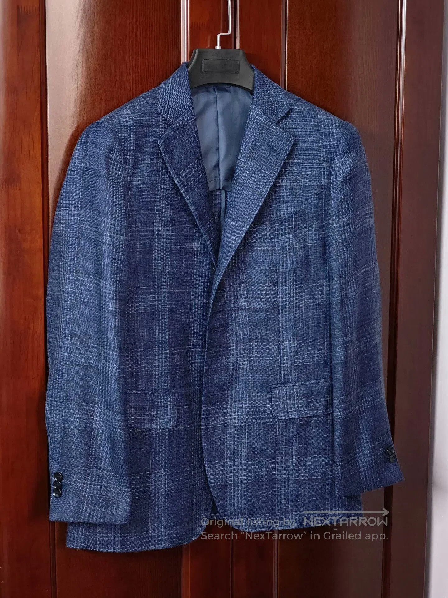 Loro Piana Loro Piana Custom Suit Blue Checked. Size US S / EU 44-46 / 1 - 1 Thumbnail