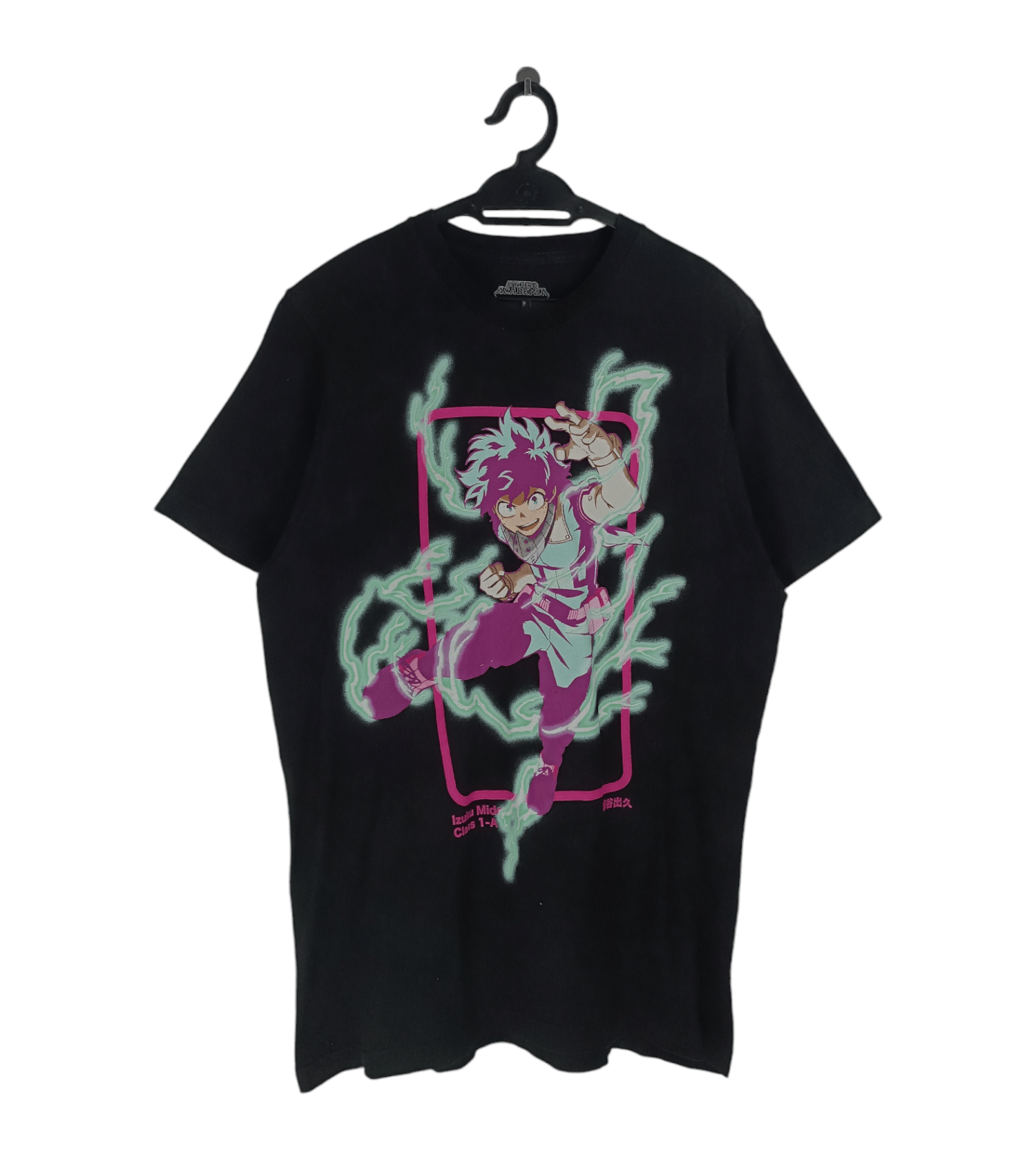 Anime VINTAGE MY HERO ACADEMIA DEKU POWER LIGHTNING TEE bleach Size US M / EU 48-50 / 2 - 1 Thumbnail