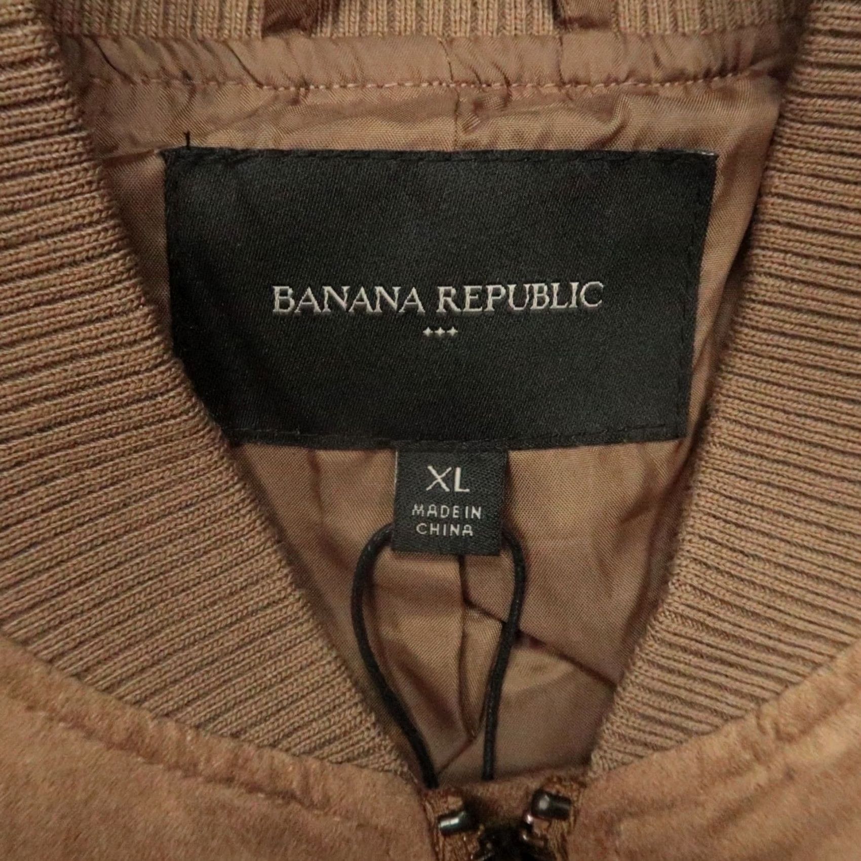 Banana Republic VINTAGE Banana Republic Jacket Mens XL Brown Rocco Faux Vegan Suede Bomber NWT Size US XL / EU 56 / 4 - 3 Thumbnail