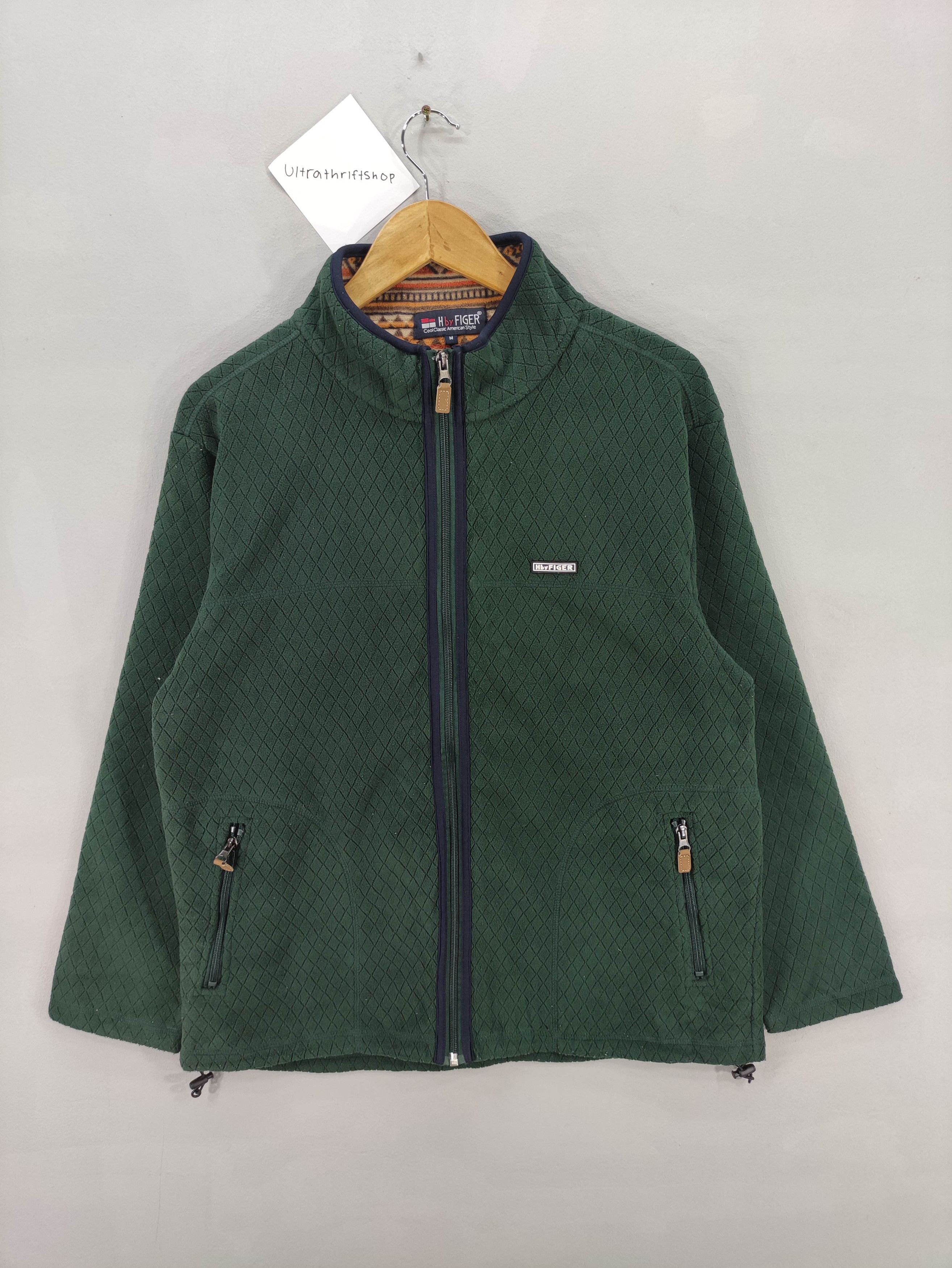 Tommy Hilfiger Vintage Hbyfiger By Tommy Hilfiger Quilted Sweater Jacket Size US M / EU 48-50 / 2 - 1 Thumbnail