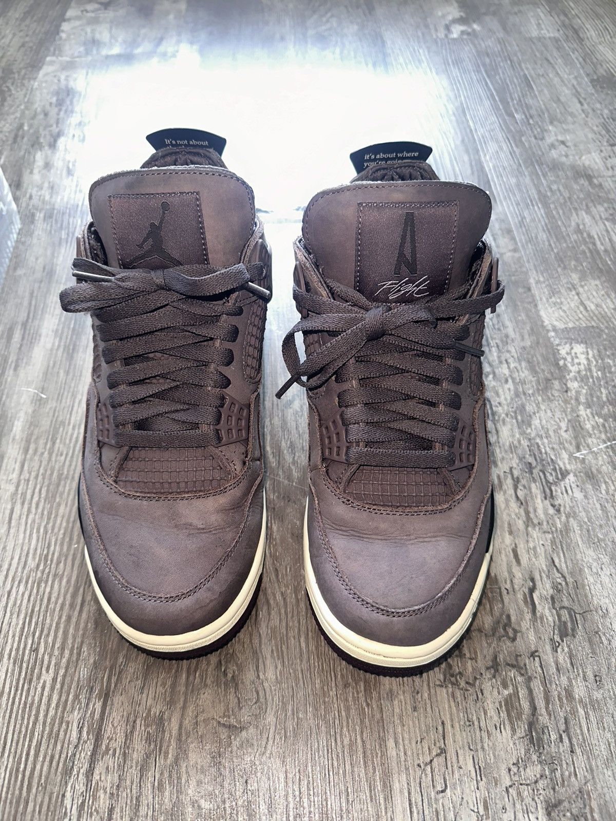 A Ma Maniere × Jordan Brand × Nike A Ma Maniere x Air Jordan 4 Retro Violet Ore M US8 / W US9.5 Size US 8 / EU 41 - 3 Thumbnail