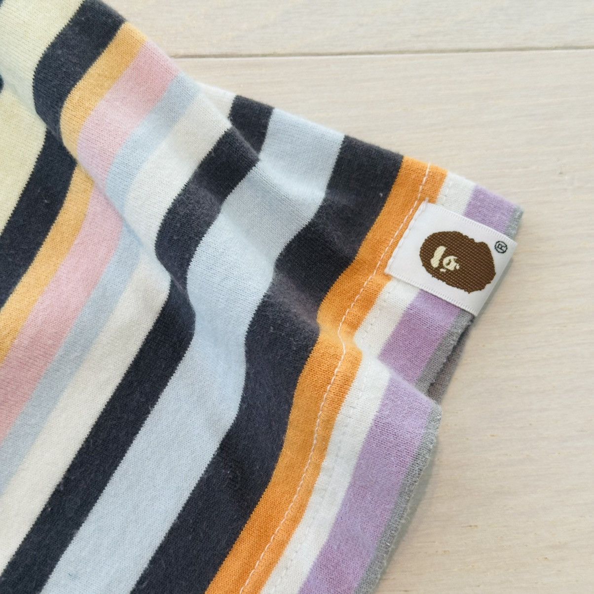 Nigo MULTI COLOR STRIPE TEE Size US M / EU 48-50 / 2 - 3 Thumbnail