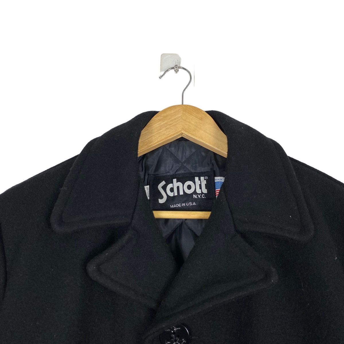 Schott × Vintage Schott vintage USN WW2 wool peacoat jacket Size US M / EU 48-50 / 2 - 4 Thumbnail