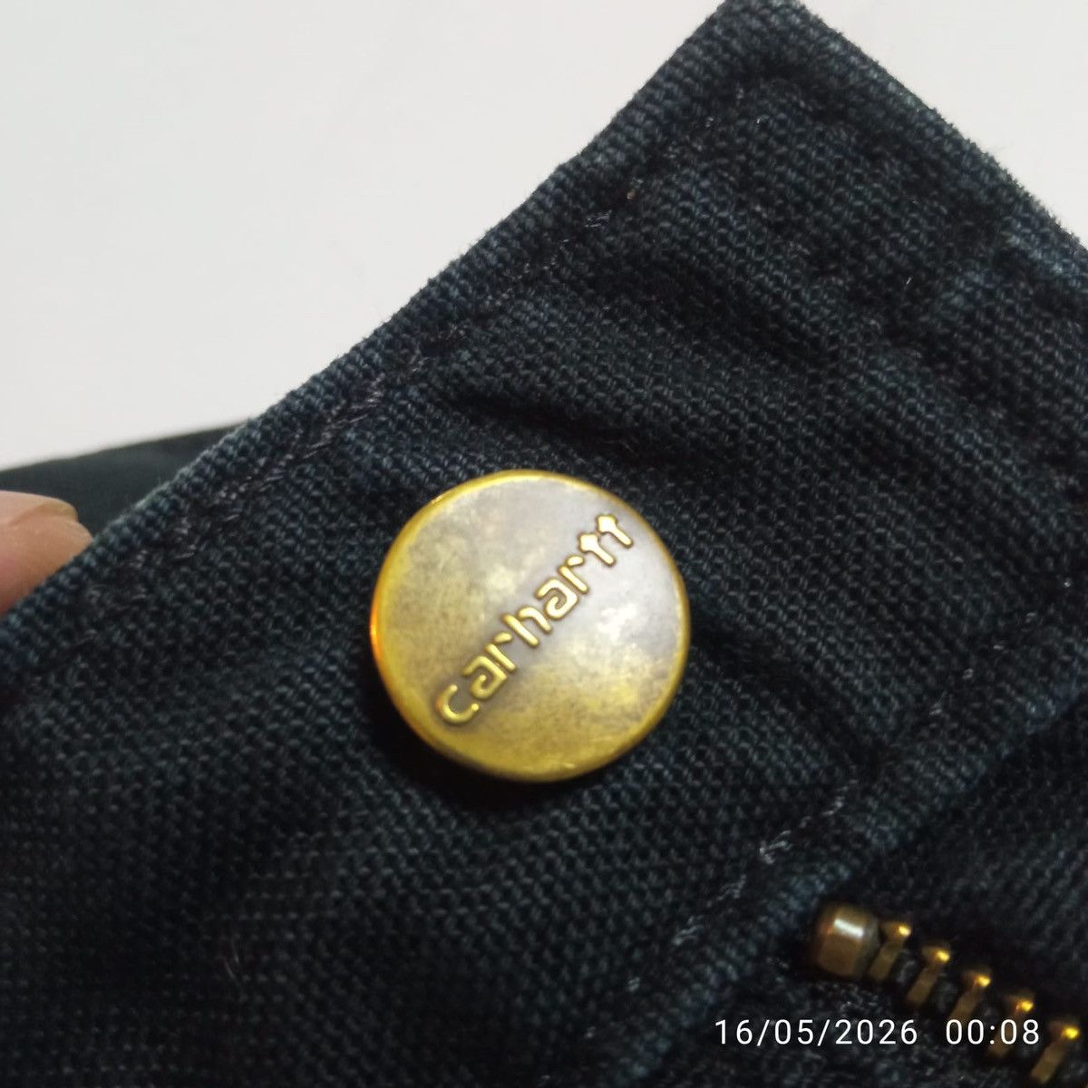 Carhartt Distressed Carpenter Pants Carhartt Straight Fit Size US 30 / EU 46 - 8 Thumbnail