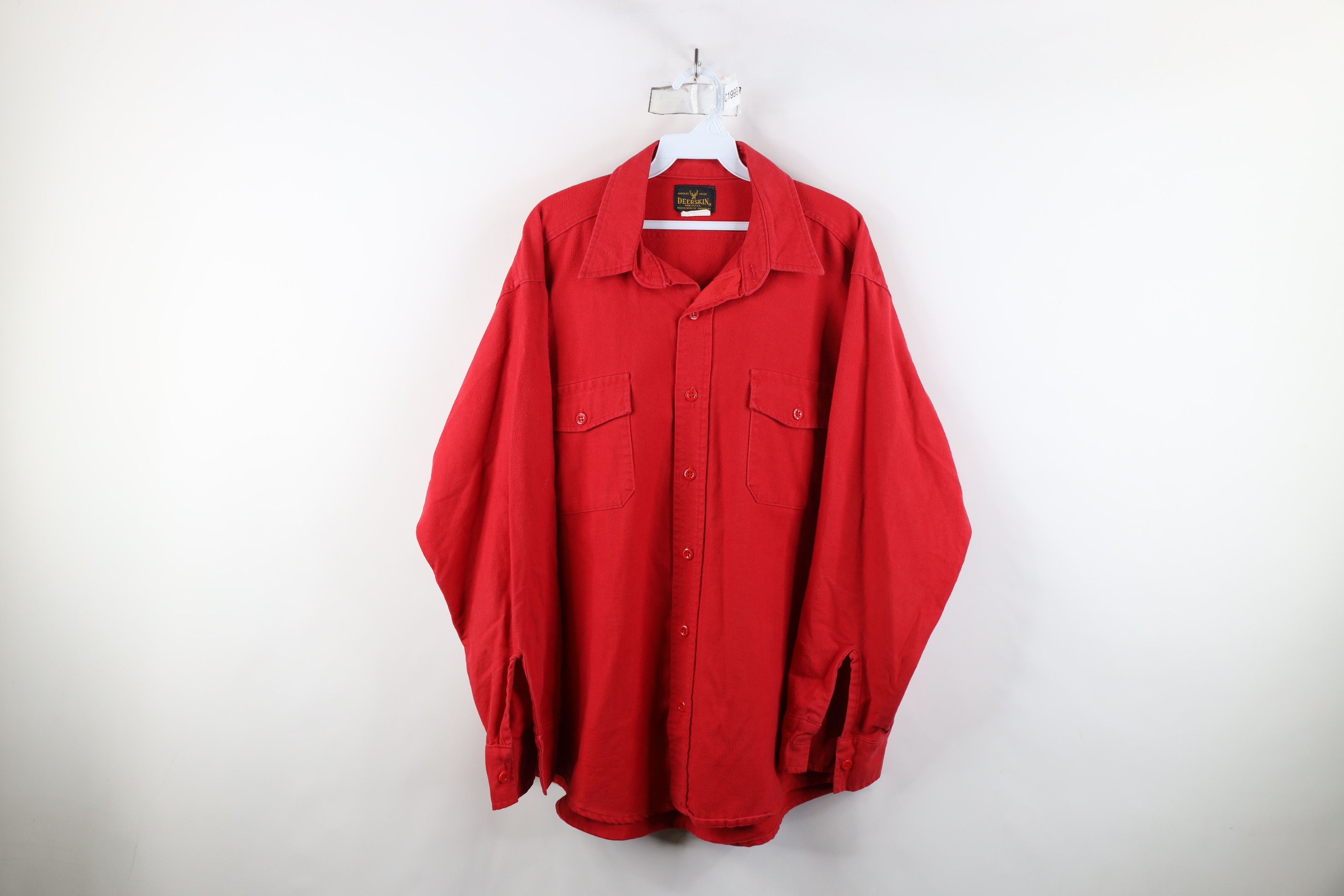 Vintage Vintage 70s Streetwear Cloth Collared Button Shirt USA Size US XL / EU 56 / 4 - 1 Thumbnail
