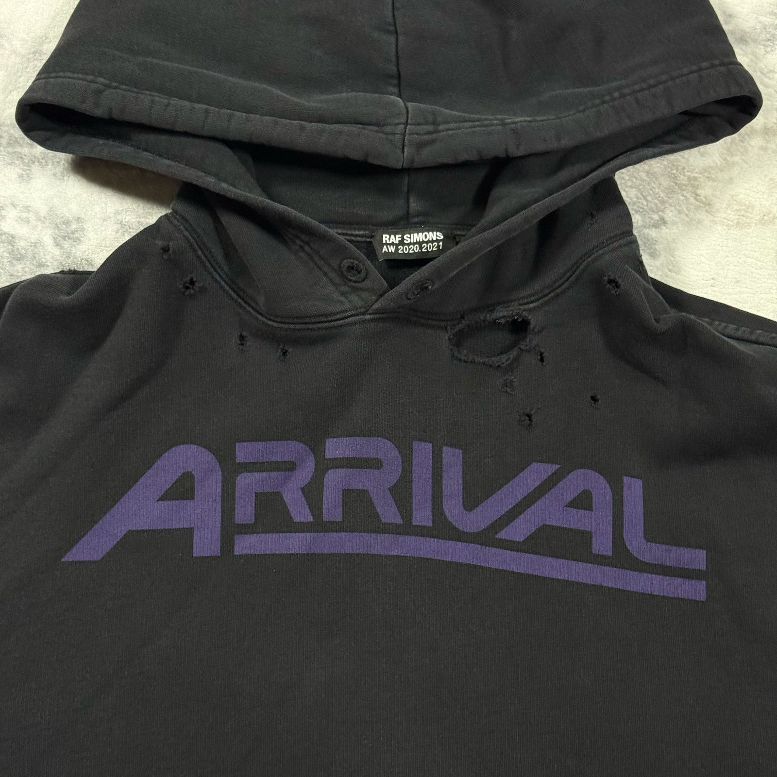 Raf Simons Authentic RAF Simon’s AW20/21 Arrival Hoodie XL Size US XL / EU 56 / 4 - 2 Thumbnail