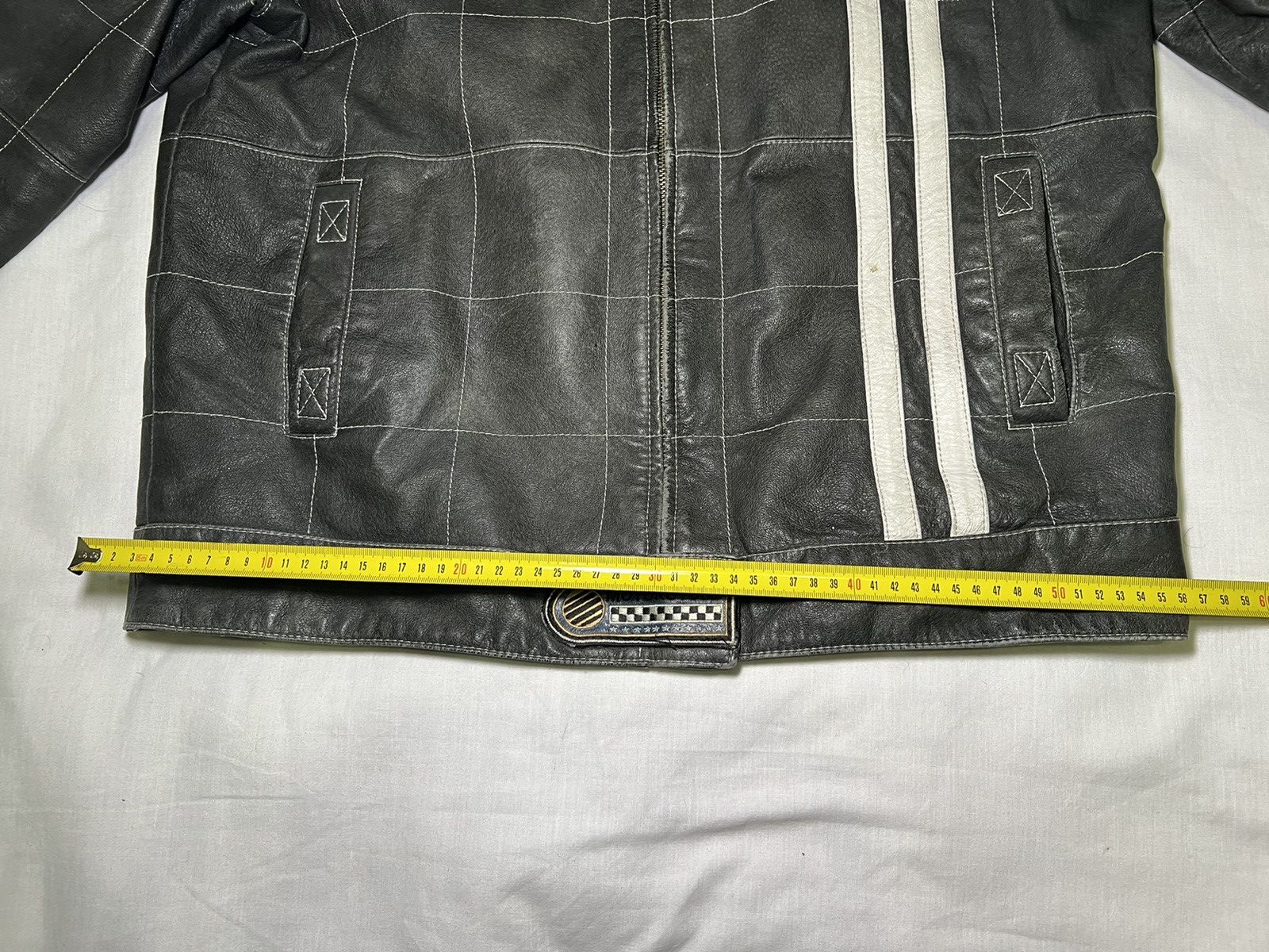 Angelo Litrico Y2K Moto Racing Leather Vintage Jacket Angelo Litrico Size US M / EU 48-50 / 2 - 19 Thumbnail