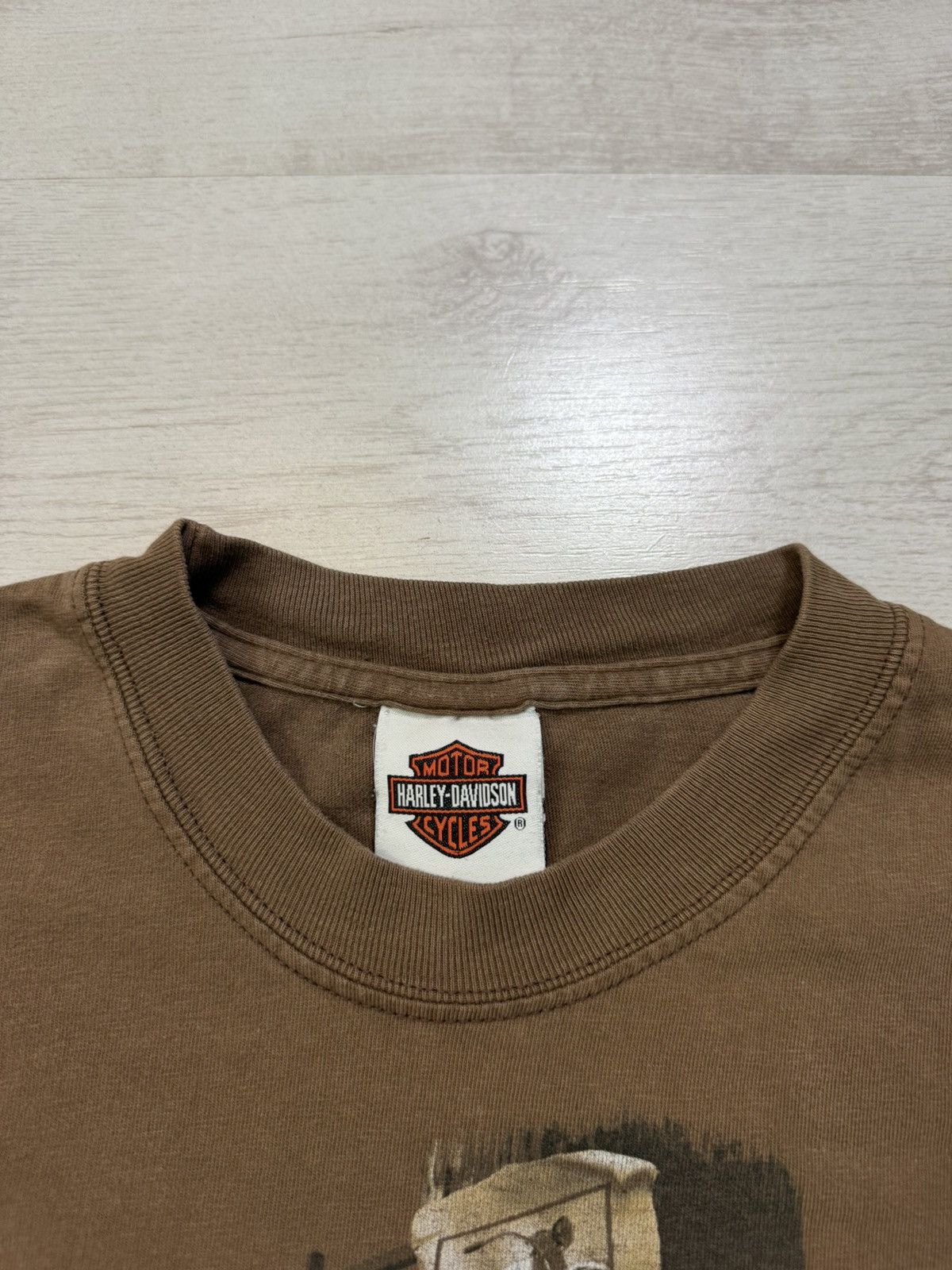 Harley Davidson 2006 Harley Davidson Wanted Poster Greenville NC Cropped Tee Size US L / EU 52-54 / 3 - 8 Thumbnail