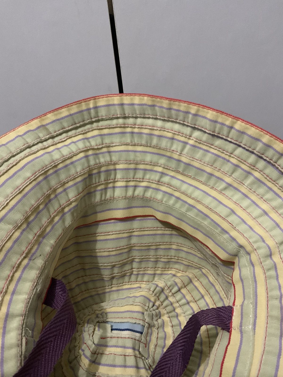 Vintage Striped Multicolor Unbrand Archive Streetwear Hat Size ONE SIZE - 7 Thumbnail