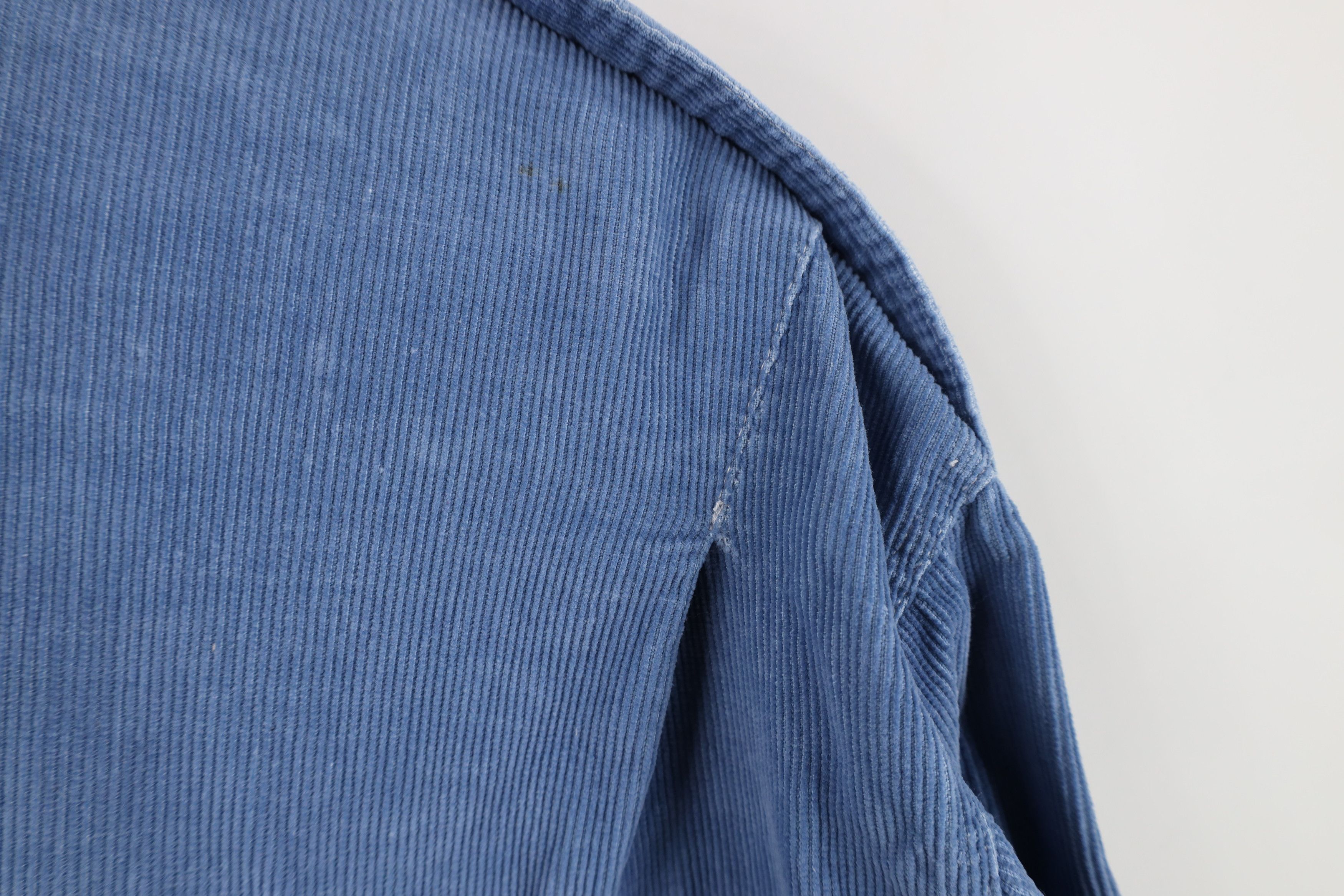 Levi's Vintage 80s 90s Levis Corduroy Military Bush Button Shirt Size US L / EU 52-54 / 3 - 11 Thumbnail
