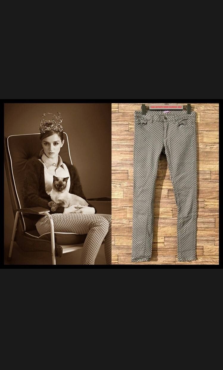 Undercover Sue Undercover 13AW Mest Print Stretch Skinny Pants Size 28" / US 6 / IT 42 - 13 Thumbnail