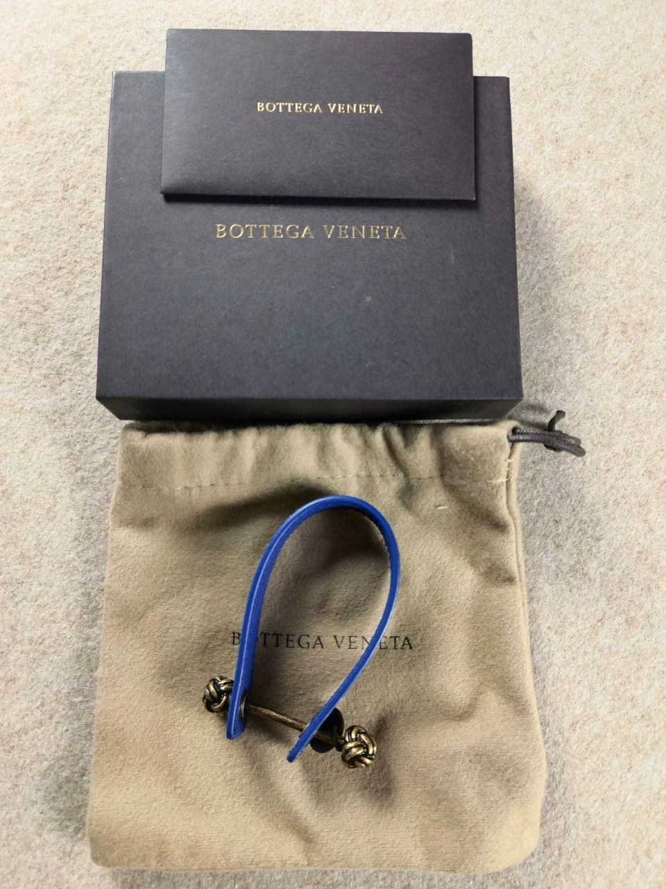 Bottega Veneta BV Leather Crystal Silver Buckle Bracelet New Size ONE SIZE - 6 Thumbnail