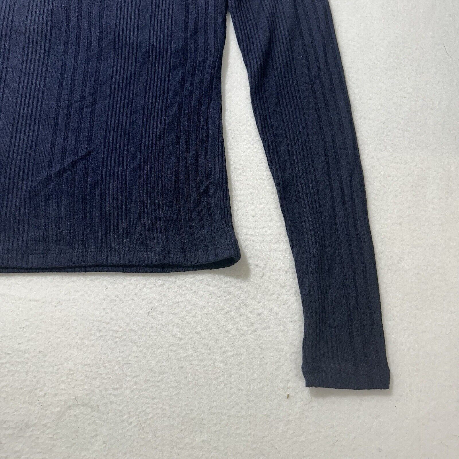 Boden Boden 4 Navy Blue Ribbed Sweetheart Pullover T Shirt Size S / US 4 / IT 40 - 13 Thumbnail