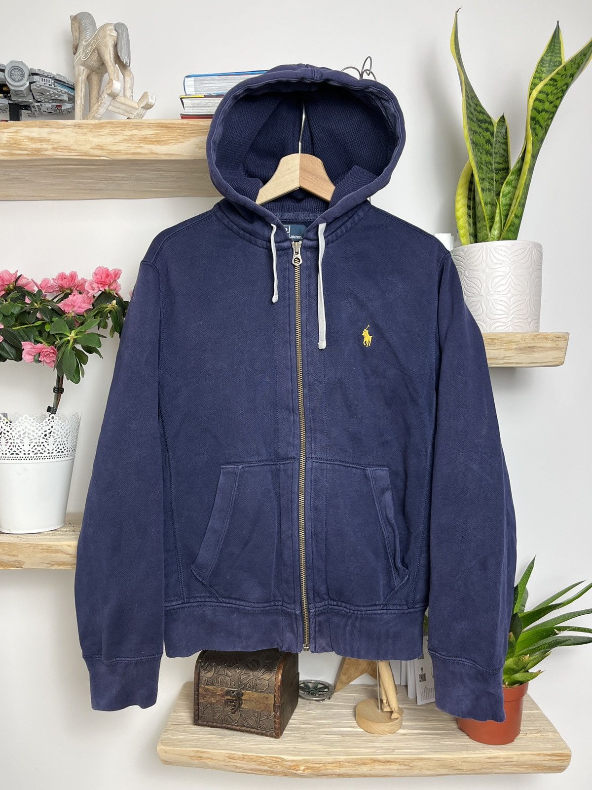 Ralph Lauren Vintage Polo Ralph Lauren USA Rare Zip up Hoodie Size US S / EU 44-46 / 1 - 1 Thumbnail