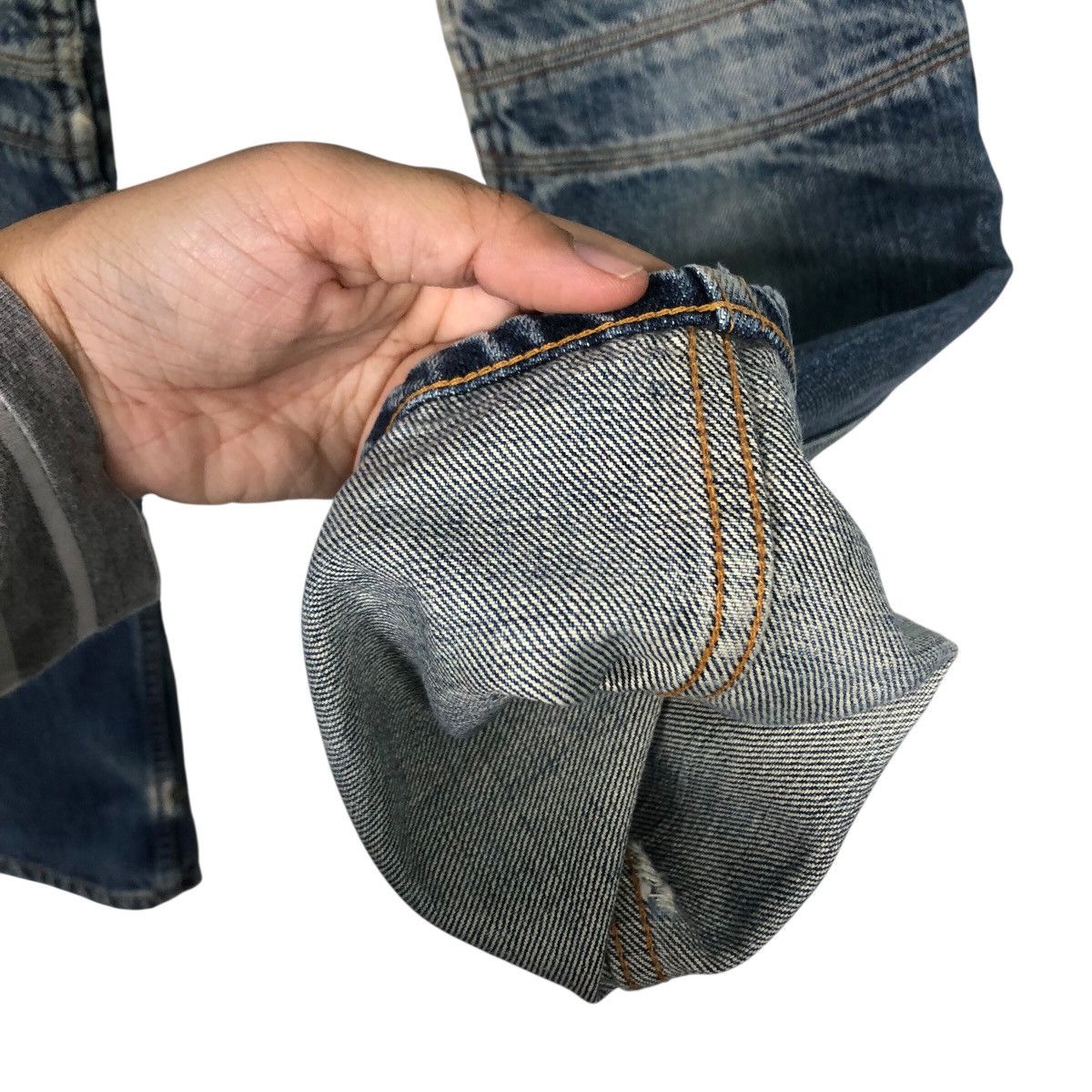 Comme des Garcons Junya Watanabe Comme Des Garcons Flare Work Denim Size 29" - 15 Thumbnail