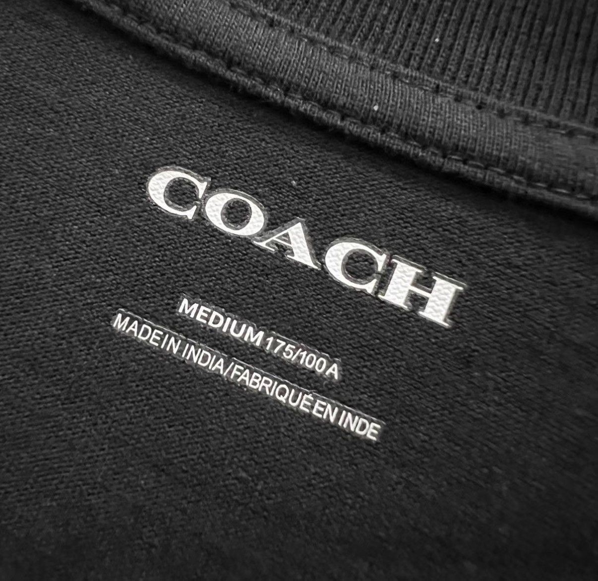 Coach Coach black logo printed short sleeve J41 Size US M / EU 48-50 / 2 - 4 Thumbnail