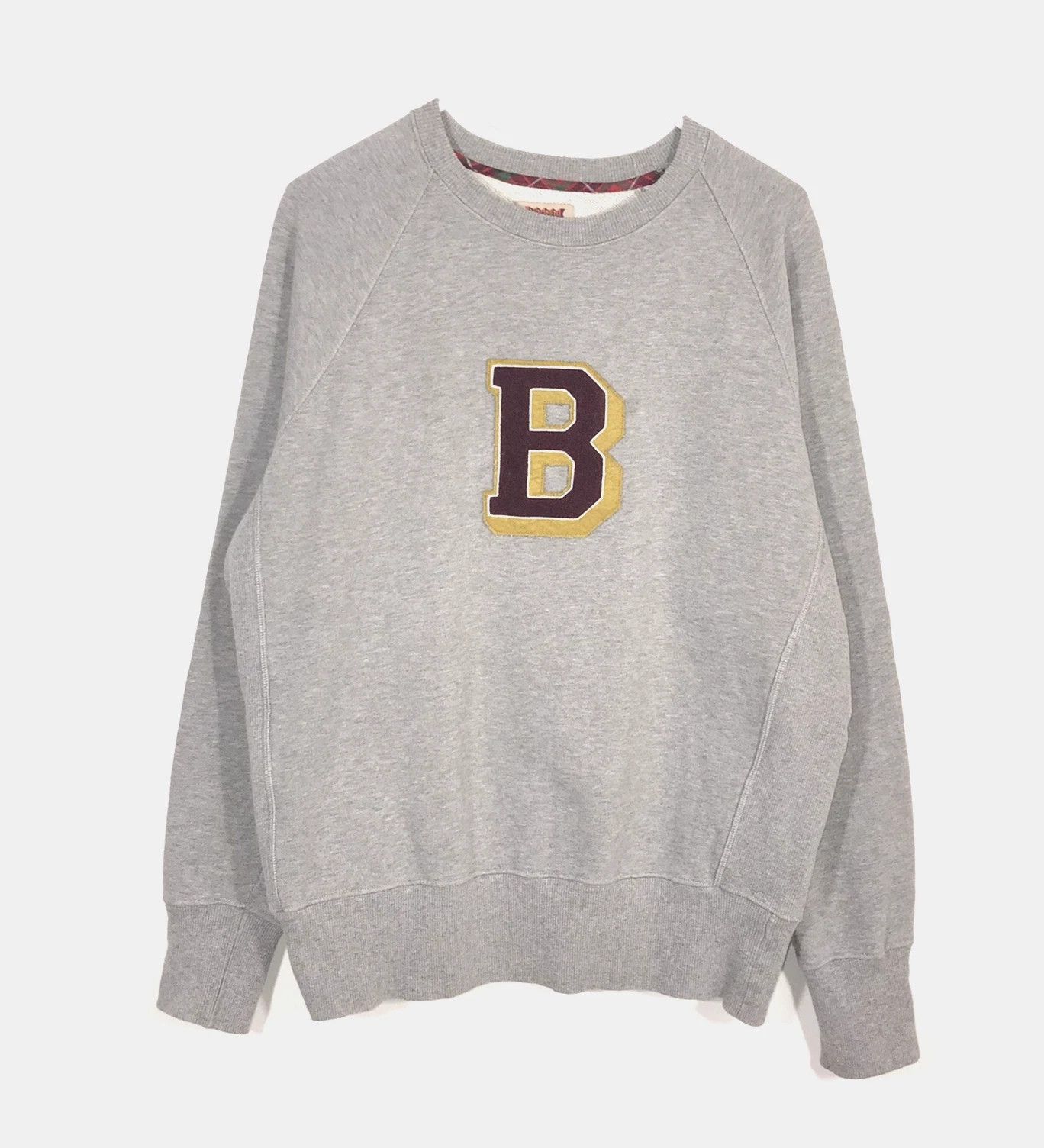 Baracuta Baracuta Sweatshirt Big Embroidered Logo Men’s S Gray Size US S / EU 44-46 / 1 - 1 Thumbnail