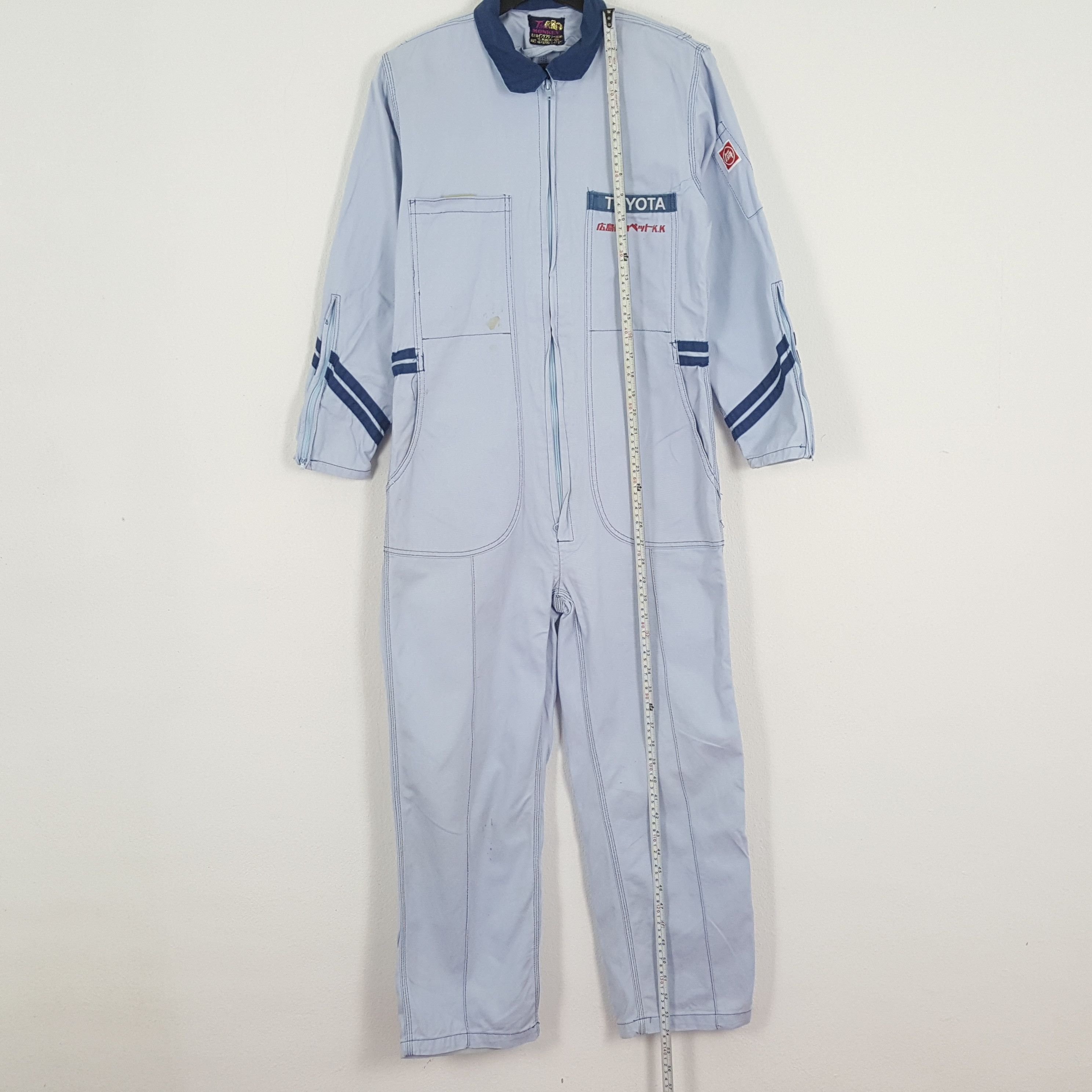 Vintage TOYOTA Japanese Motorsports Racing Workwear Coverall Jacket Size US S / EU 44-46 / 1 - 7 Thumbnail